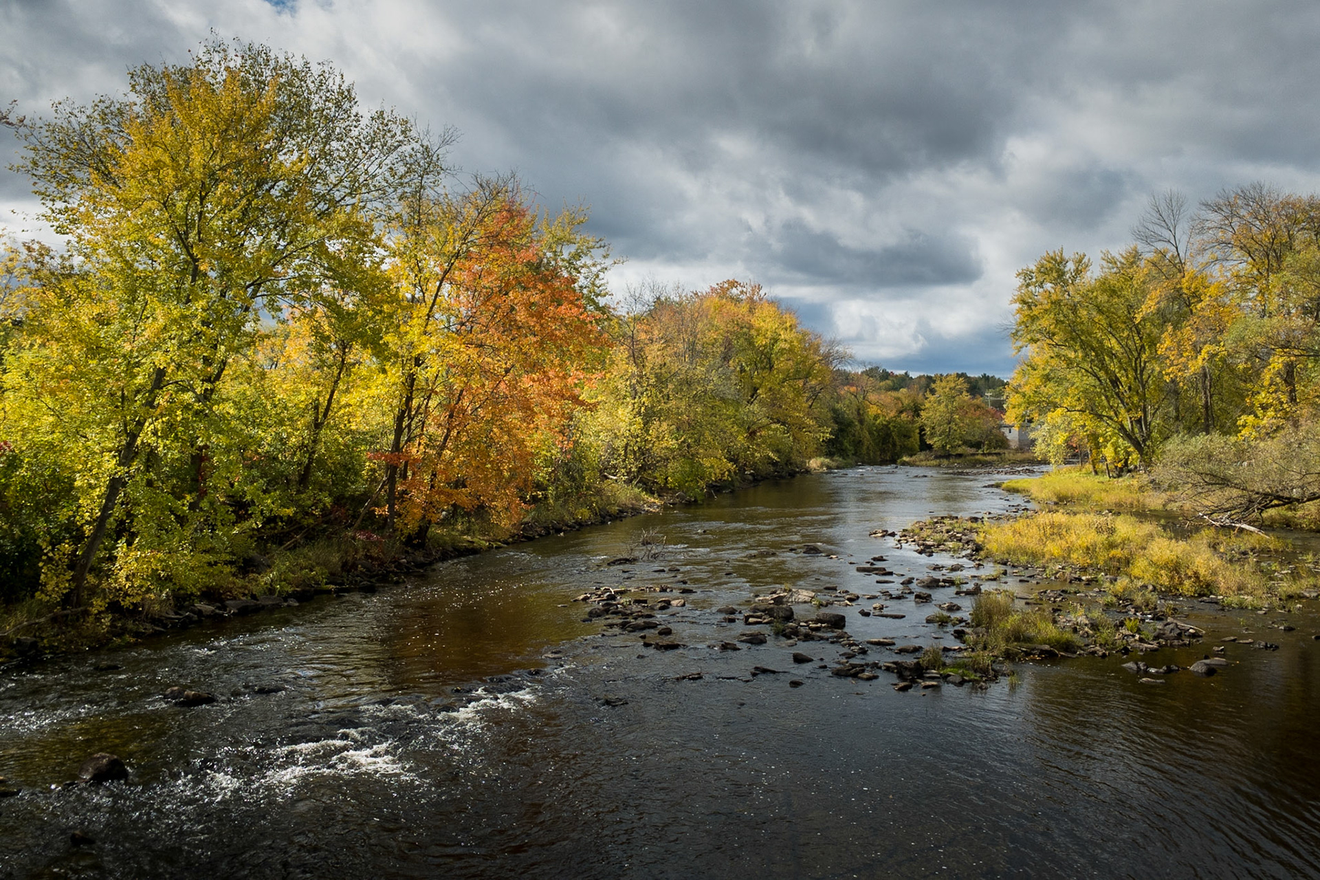 Autumn on the Moira, Tweed, Ontario
