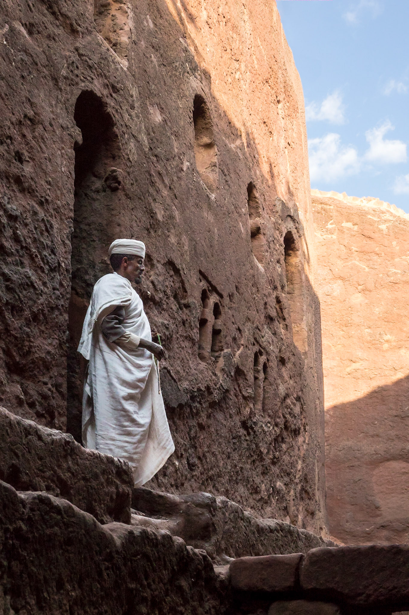 Priest, Biete Meskel, Lalibela, Ethiopia