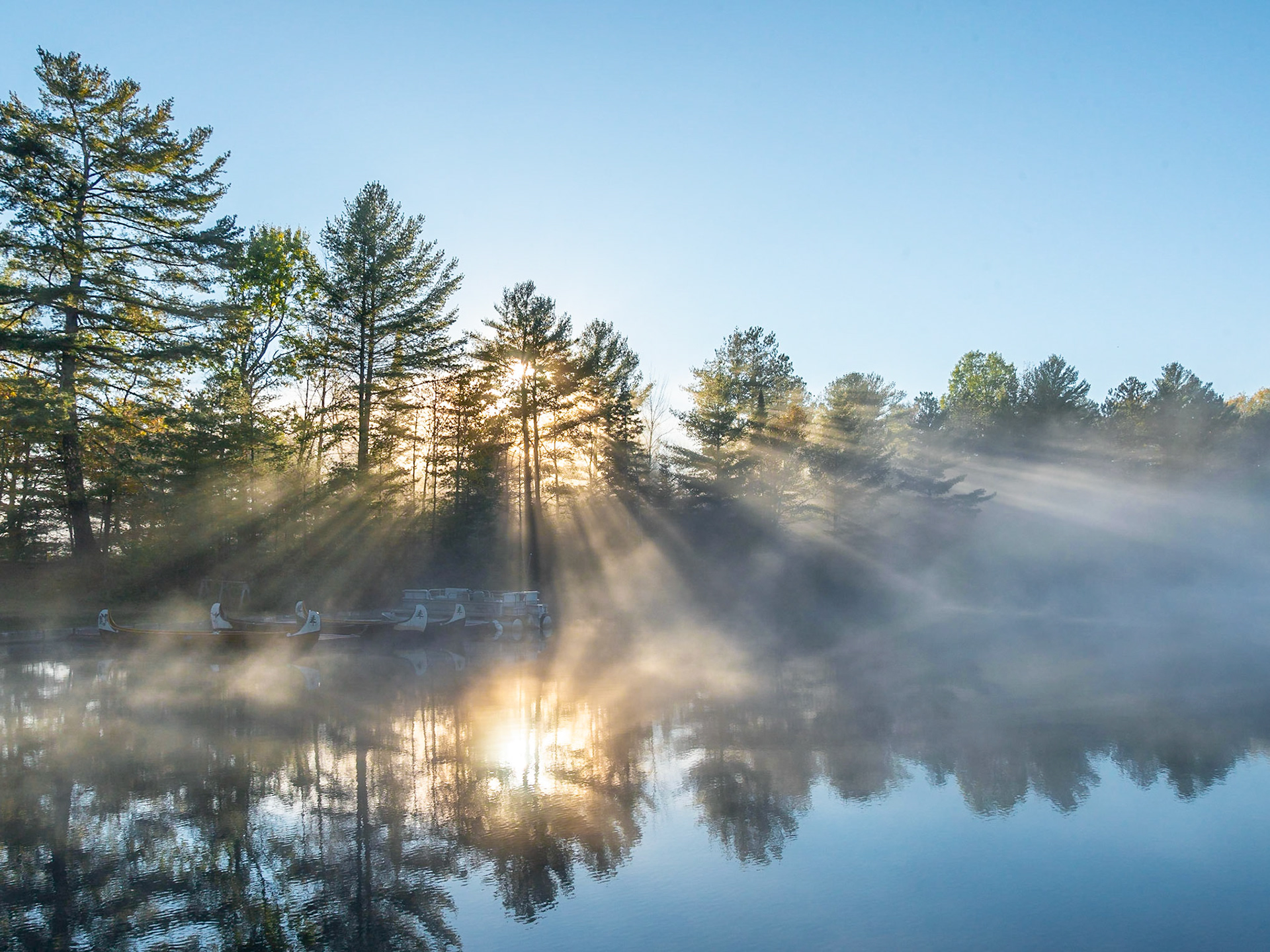 Autumn Sunrise, Halliburton, Ontario, Canada