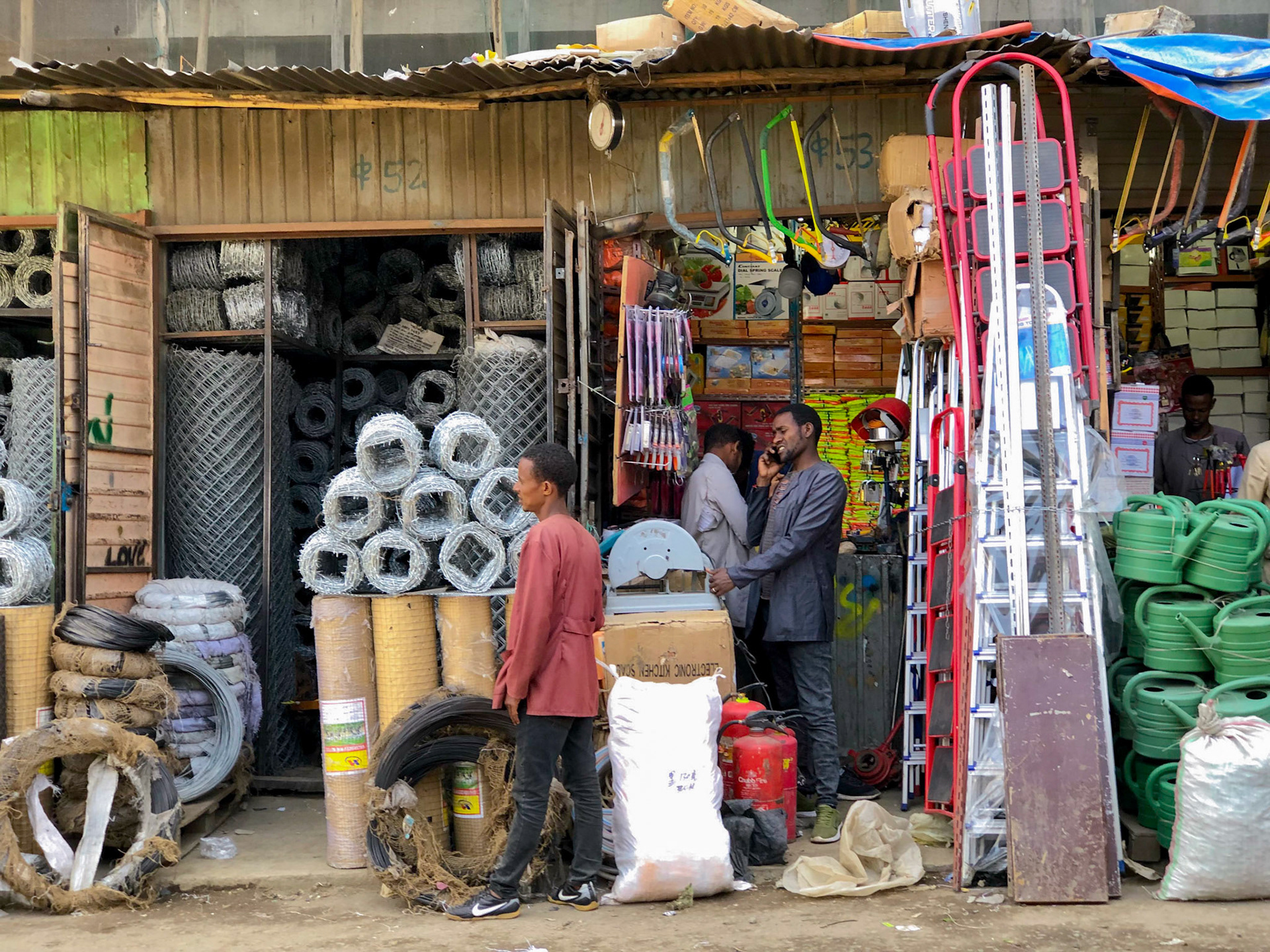 Hardware store, Addis Mercato, Addis Ababa