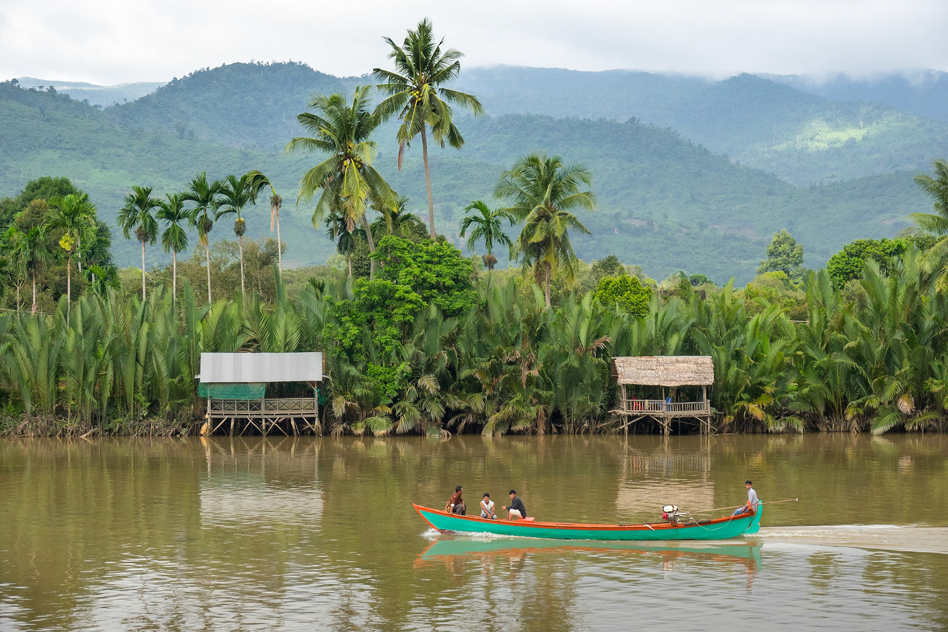 Morning, Tuek Chhu River IV, Kampot, Cambodia