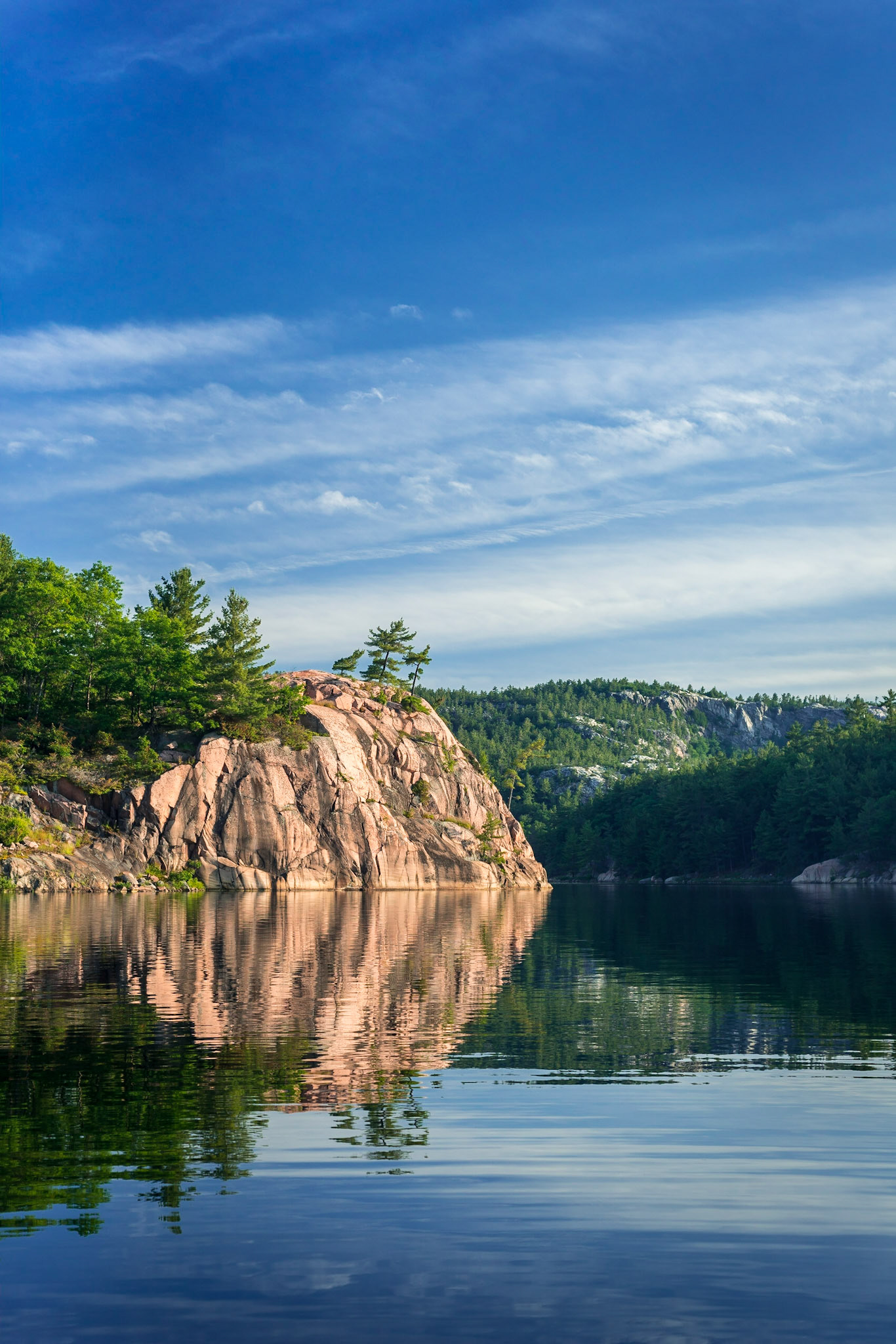 Morning, George Lake, Killarney Provincial Park (V)