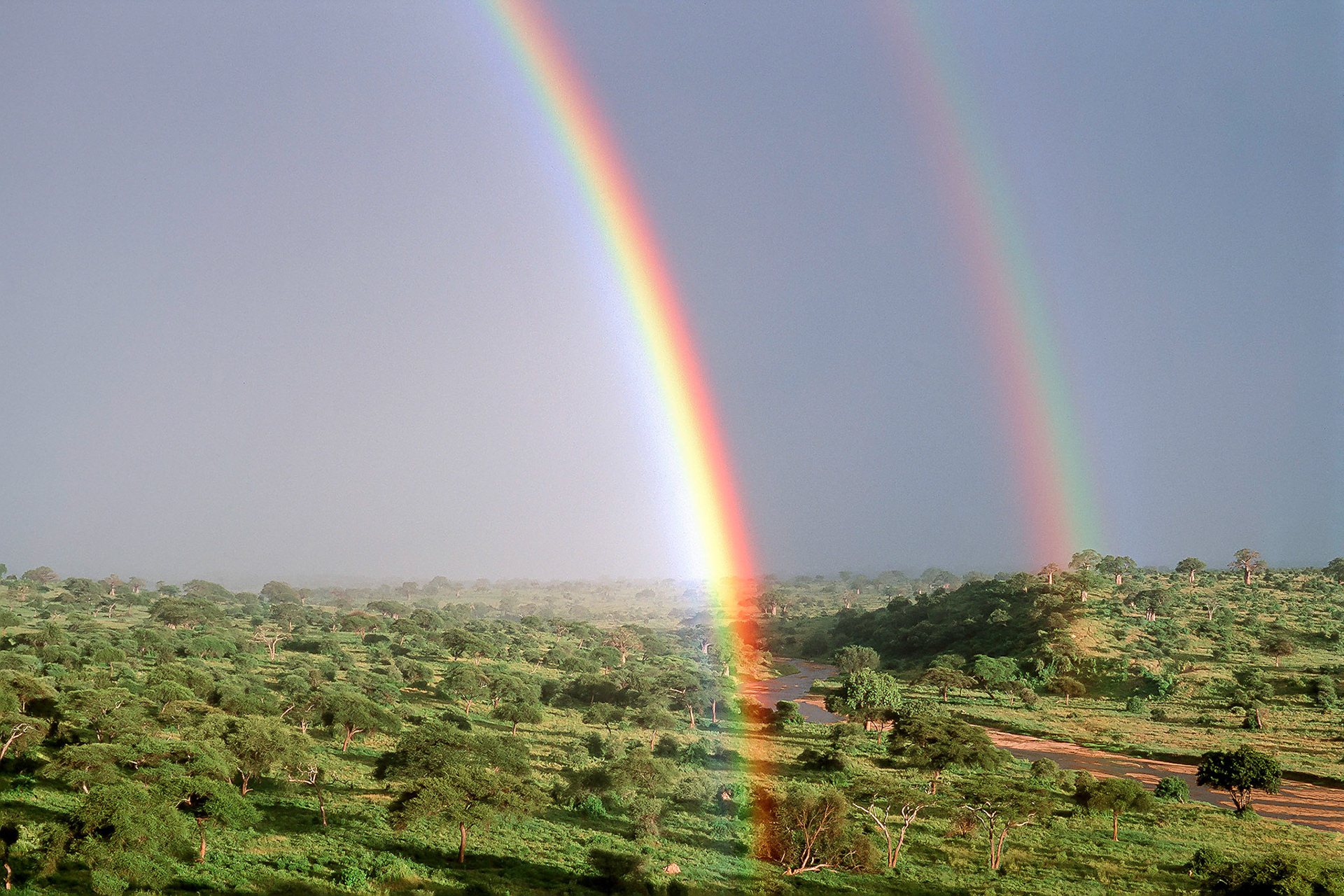 Rainbows over Tarangire, Tanzania