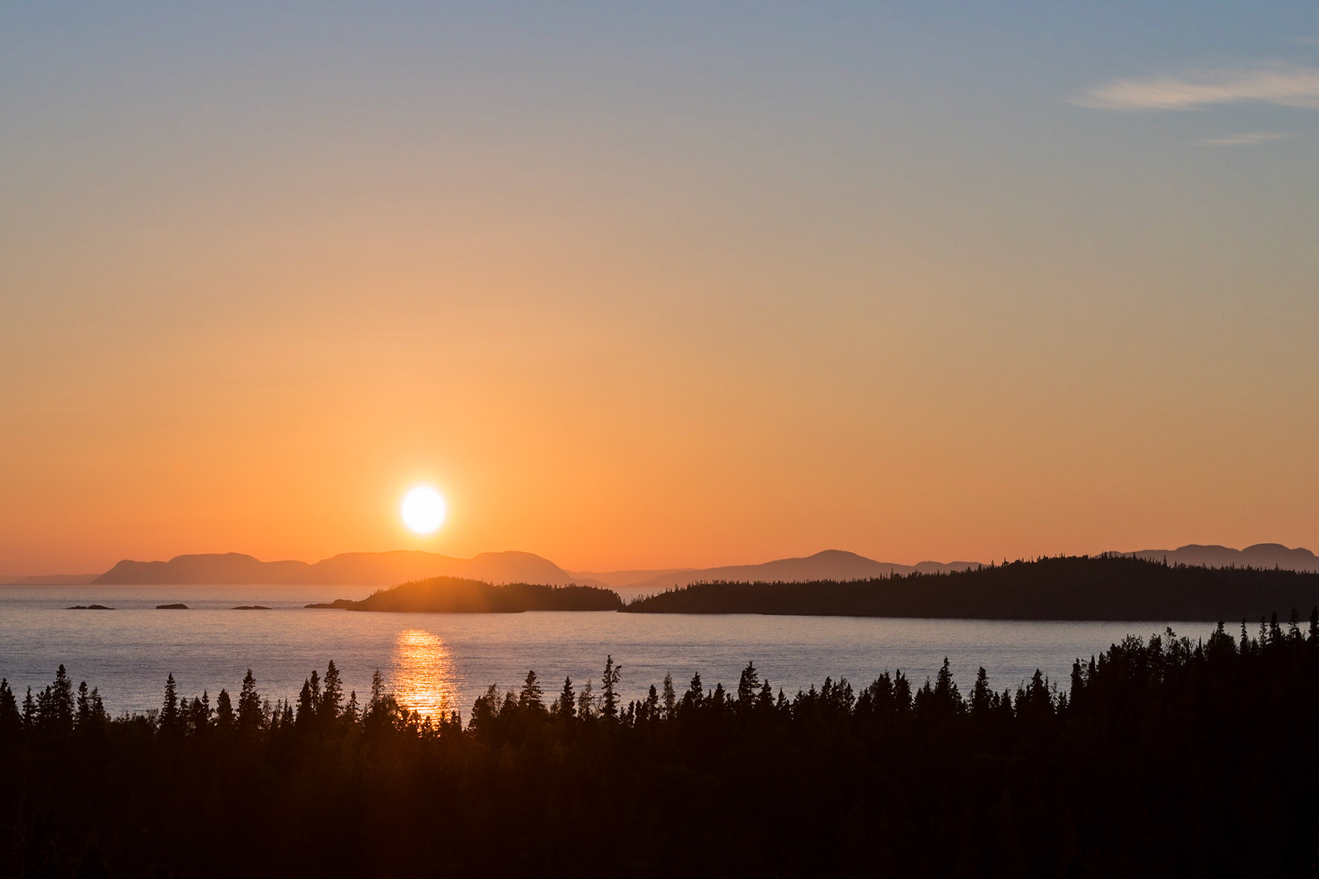 Pic Island Sunset, Lake Superior