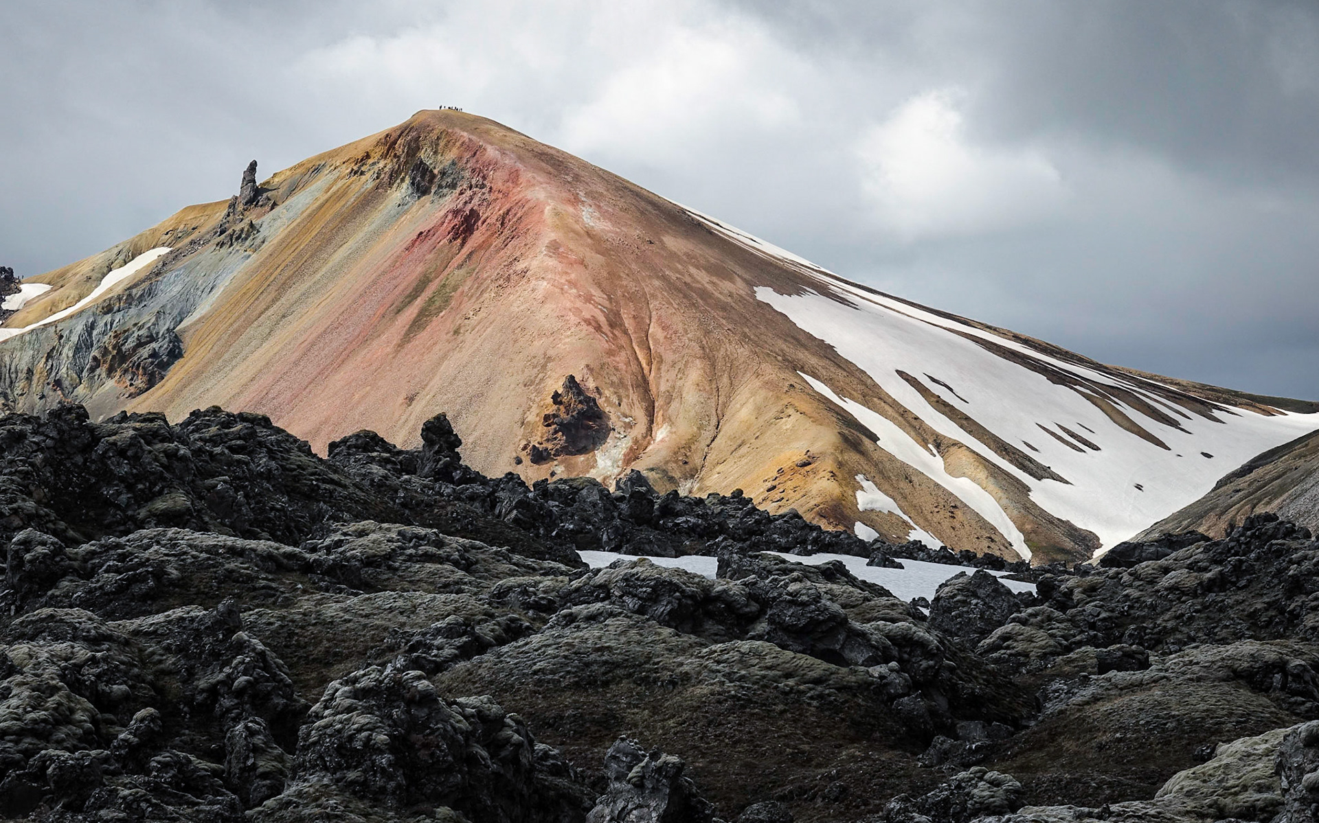 June: The only time to get into Landmannalaugar is from late June to August - but the spectacular views of colourful lava and volcanoes.