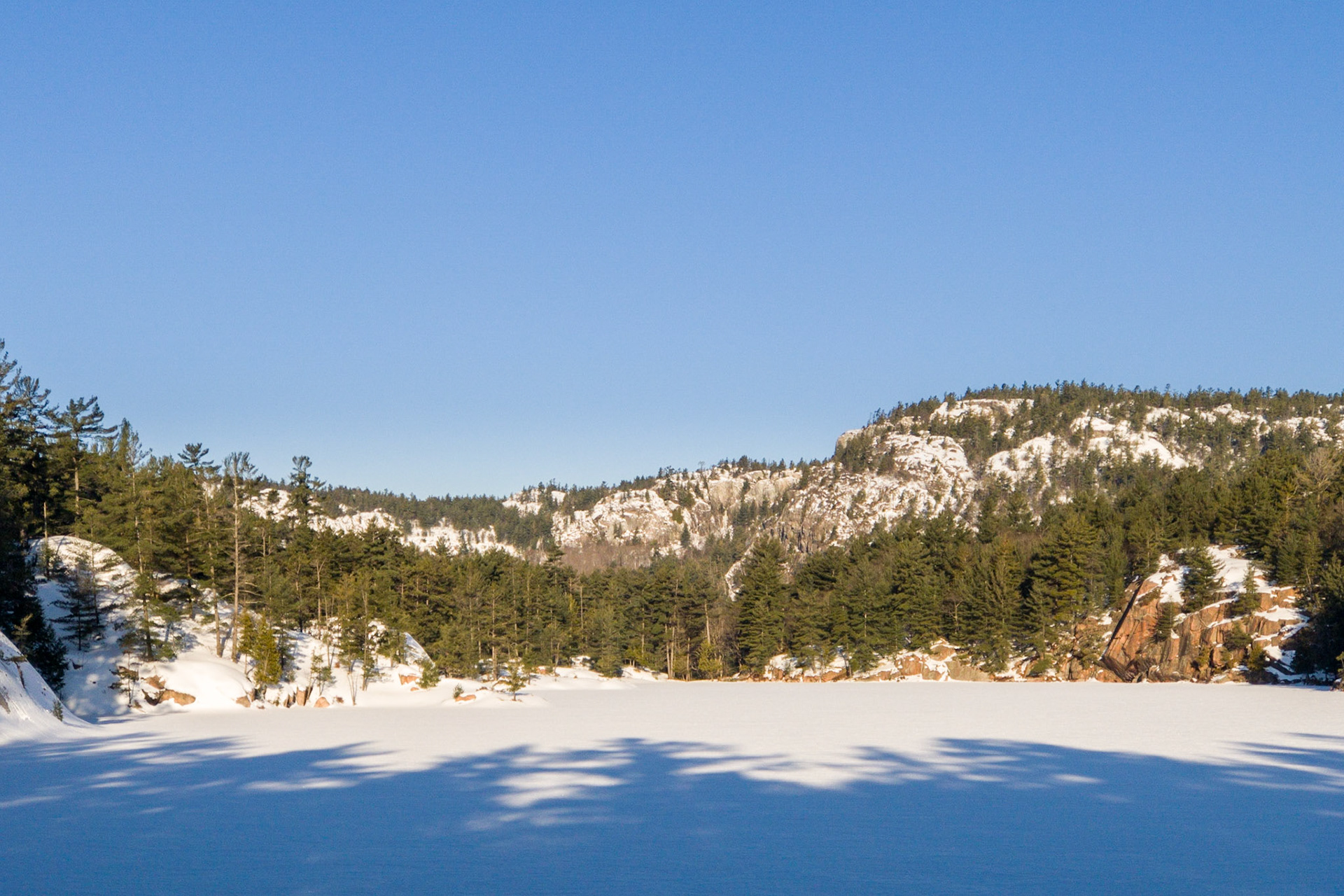Winter Dawn III, A. Y. Jackson Lake, Killarney Provincial Park, Ontario