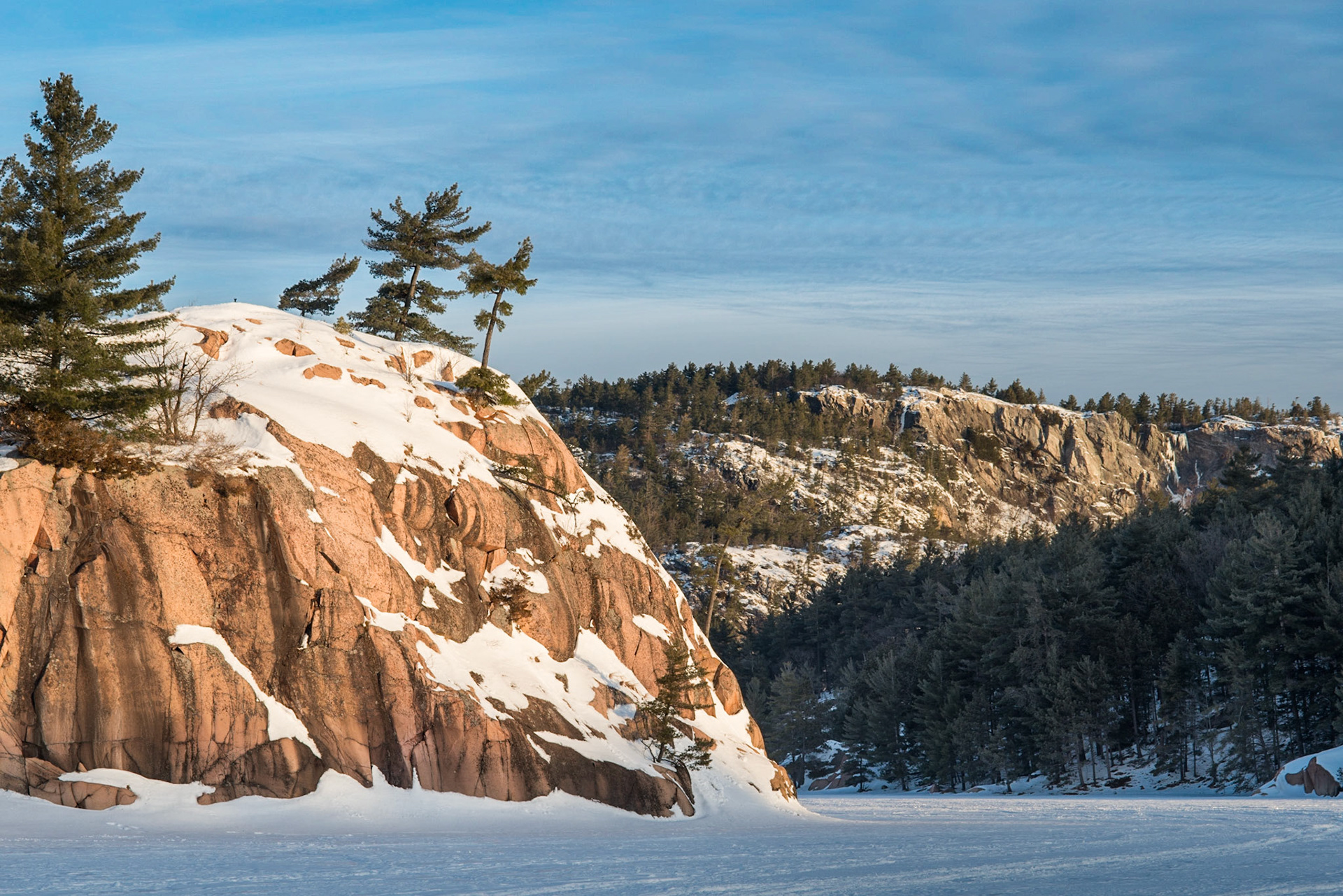 Dawn, George Lake, Killarney Provincial Park, Ontario