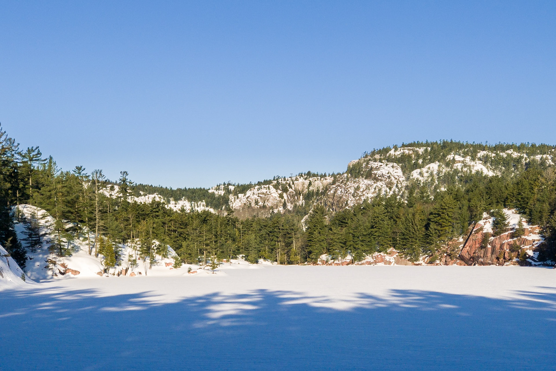 Winter Dawn III, A. Y. Jackson Lake, Killarney Provincial Park, Ontario