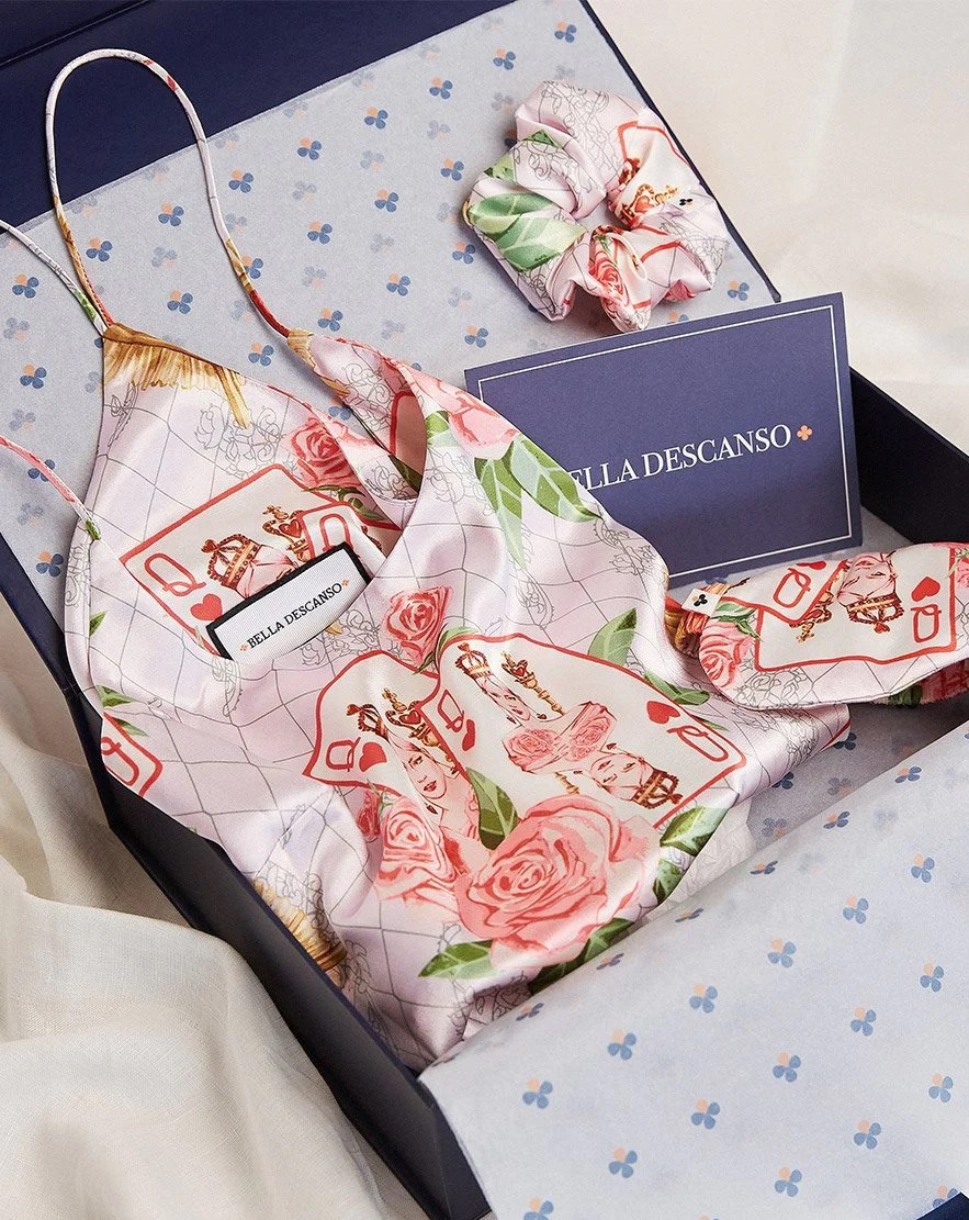 Bella Descanso Sleepwear - packing design by Monique Hope
