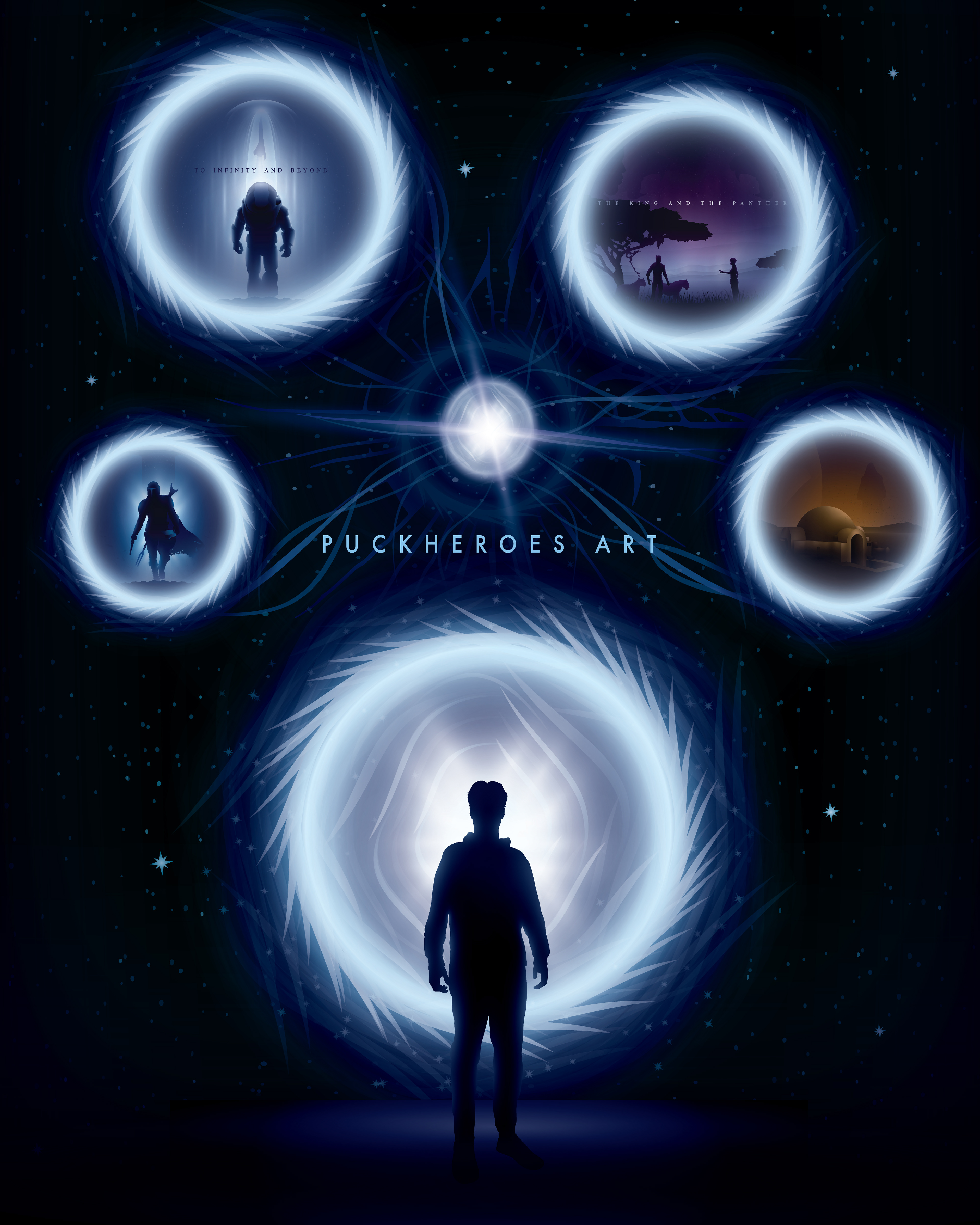 PuckHeroes Art Personal Poster - "Portals"