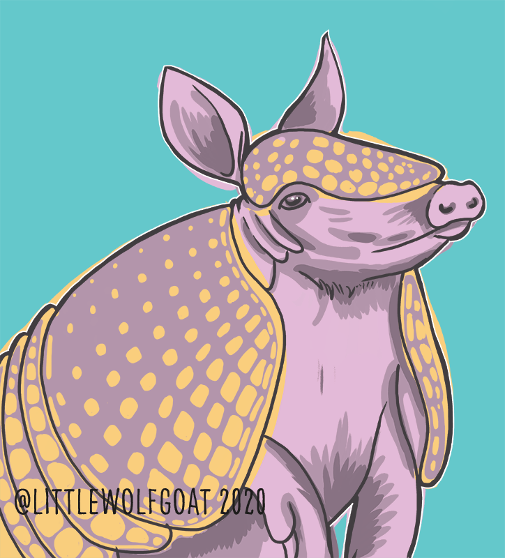 "Armadillo" (2020): Photoshop