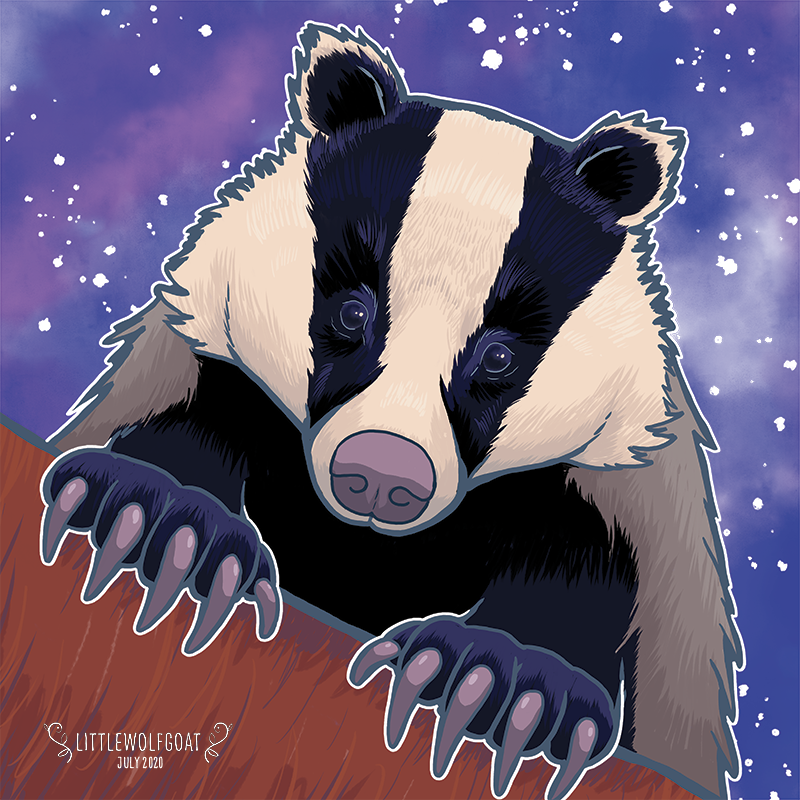 "Badger" (2021): Photoshop