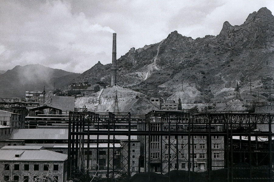 Copper plant stands tall in Alaverdi - a reminder of a bygone era and a source of hope for the town's future.