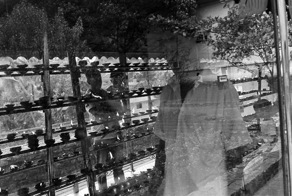 A place of worship within the Temple of the Sacred Tooth in Kandy, the cultural capital of Sri Lanka.