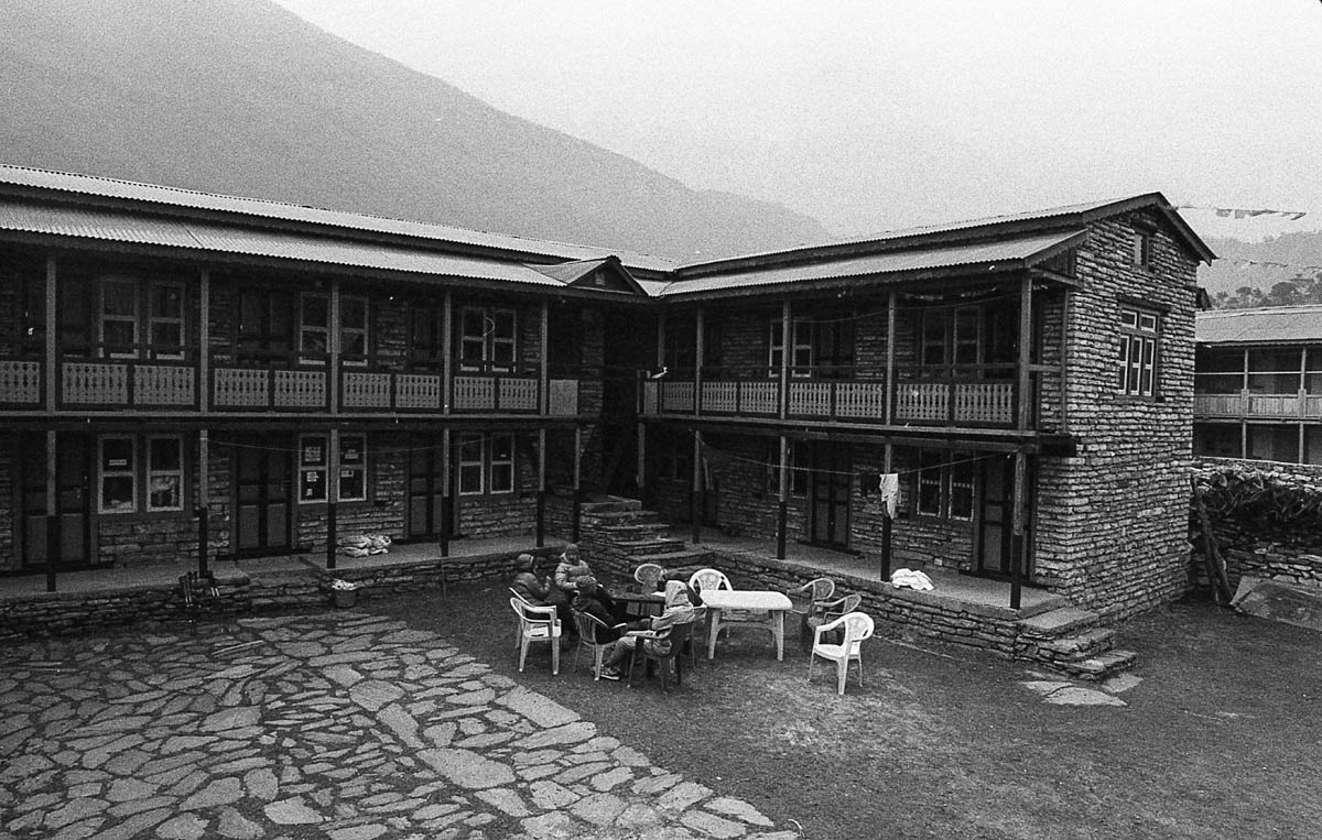 With the arrival of a new day following the COVID pandemic, typical Nepali guesthouses await the return of crowds of trekkers.