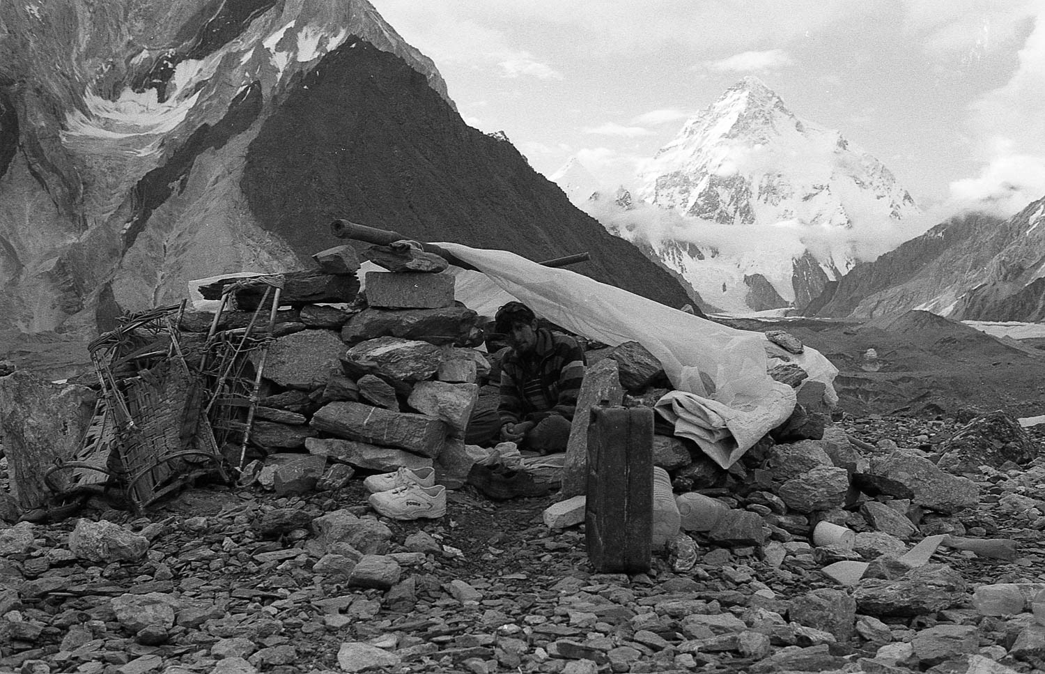 One of the most scenic places on the trek is Concordia, as it offers views of K2.
