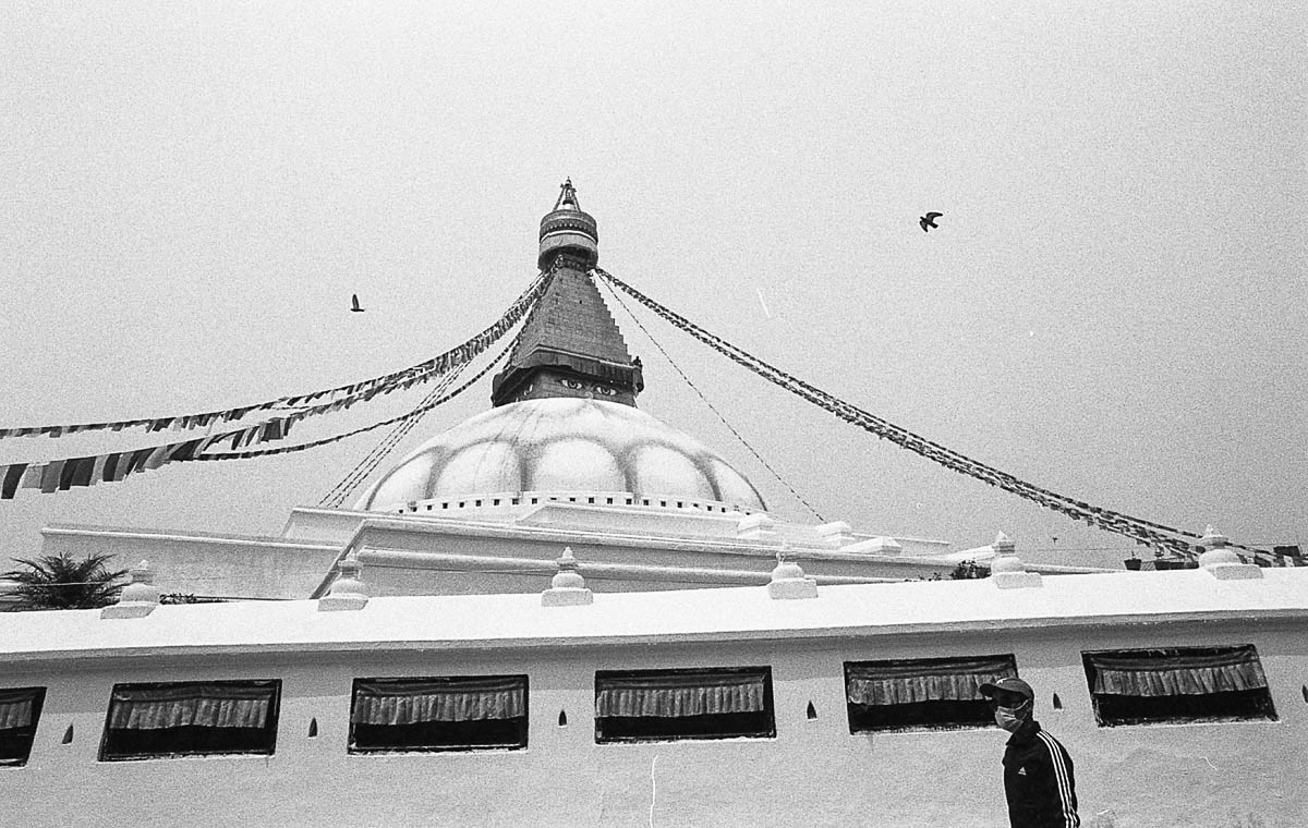 Boudhanath Stupa is considered the most sacred Buddhist site in Kathmandu.