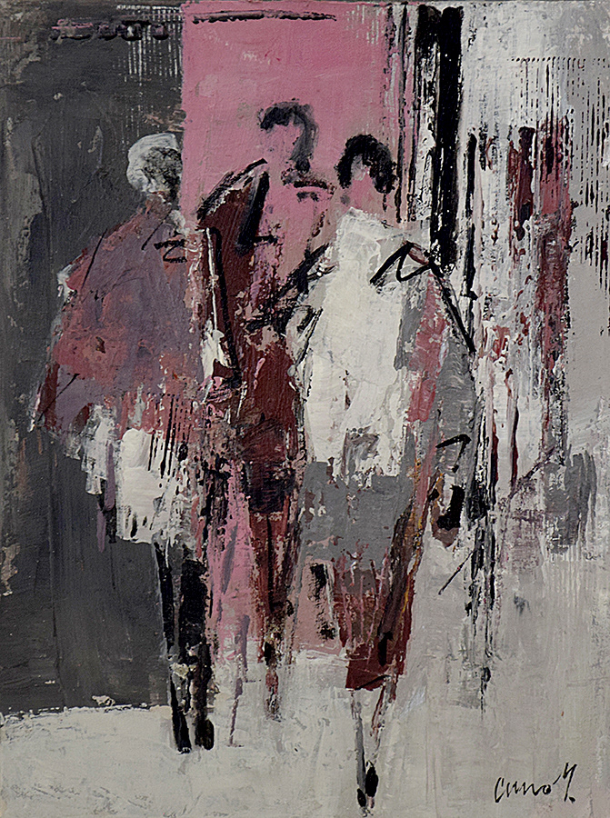 Alle zur Zeit (IV) | Leinwand | 32 x 43 cm