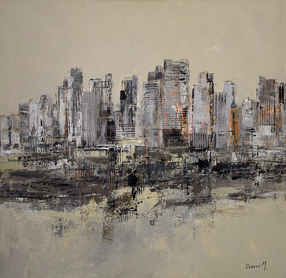 Skyline | Leinwand | 95 x 95 cm