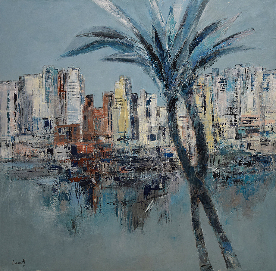 Skyline | Leinwand | 120 x 120 cm