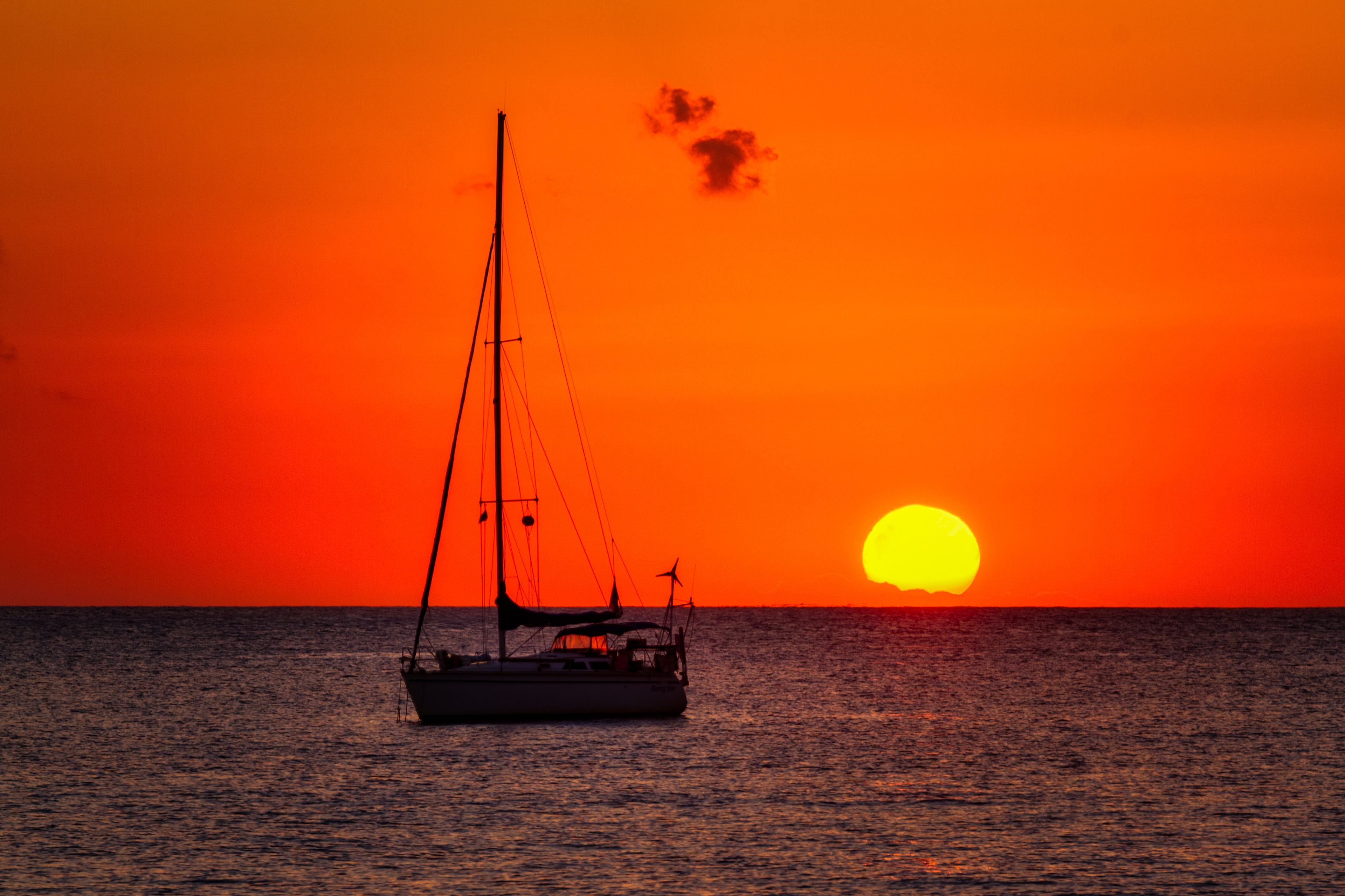 Waiting for the last sunbeam