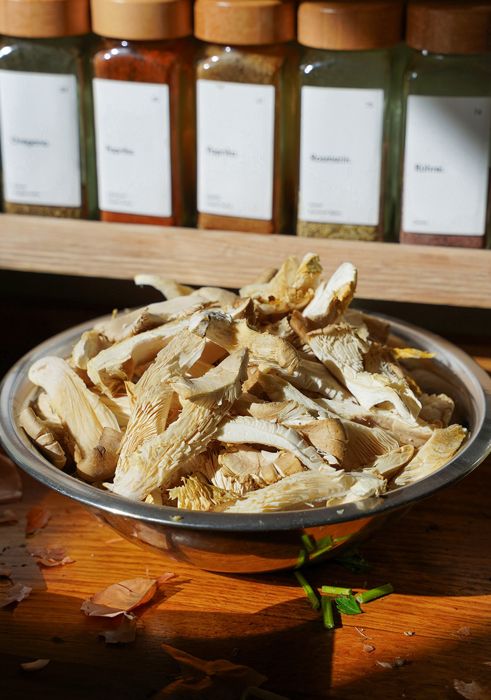 AUSTERNPILZE IN DER KÜCHE | EVENTFOTOGRAFIE