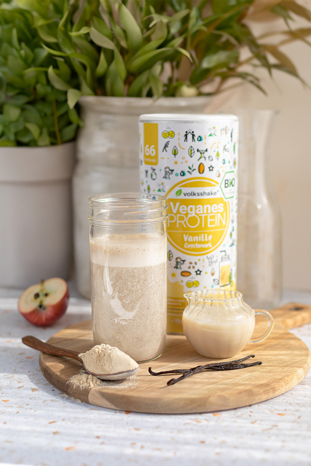 VOLKSSHAKE VANILLEPROTEIN | PRODUKTFOTOGRAFIE