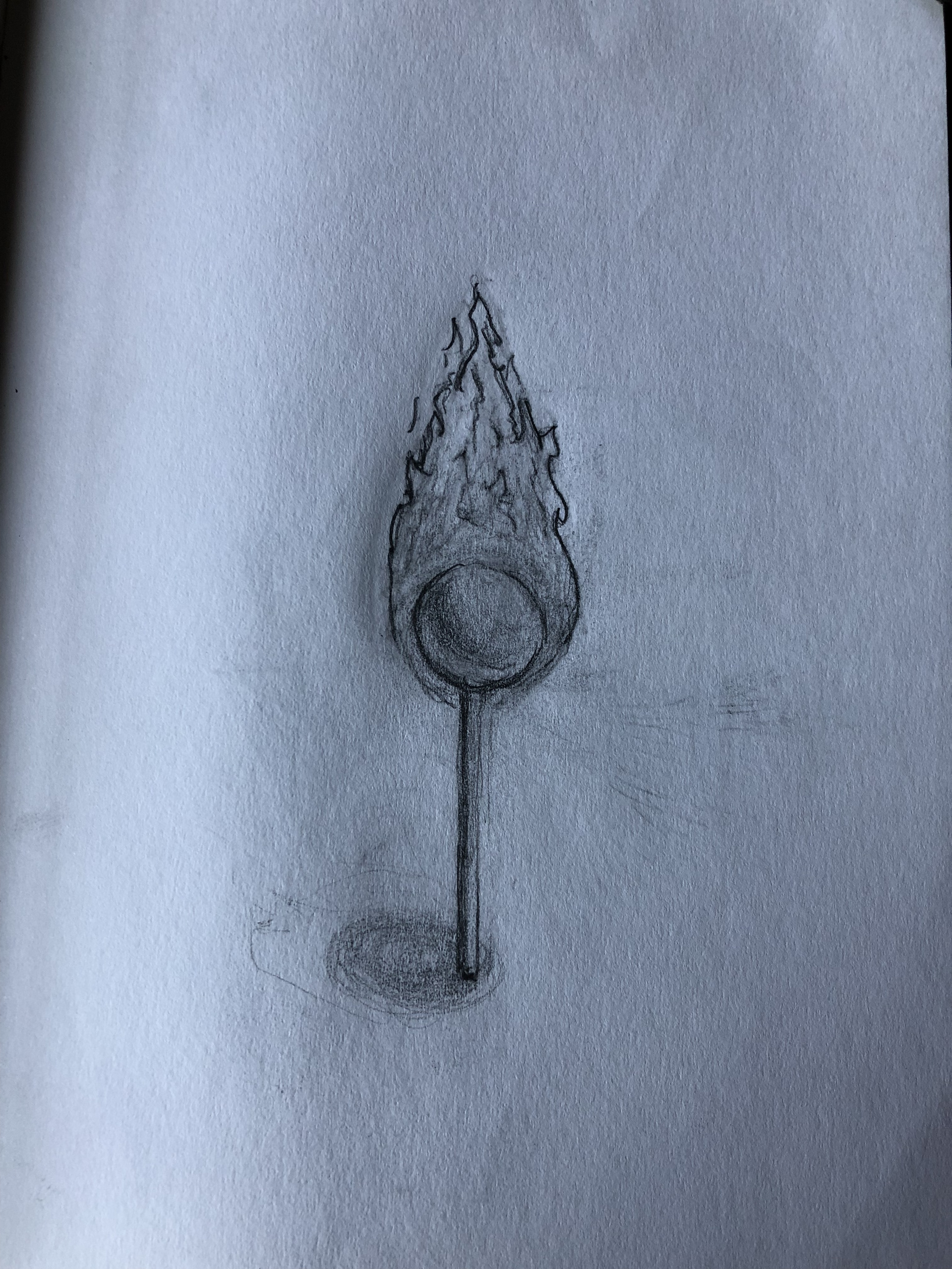 Lollipop on fire