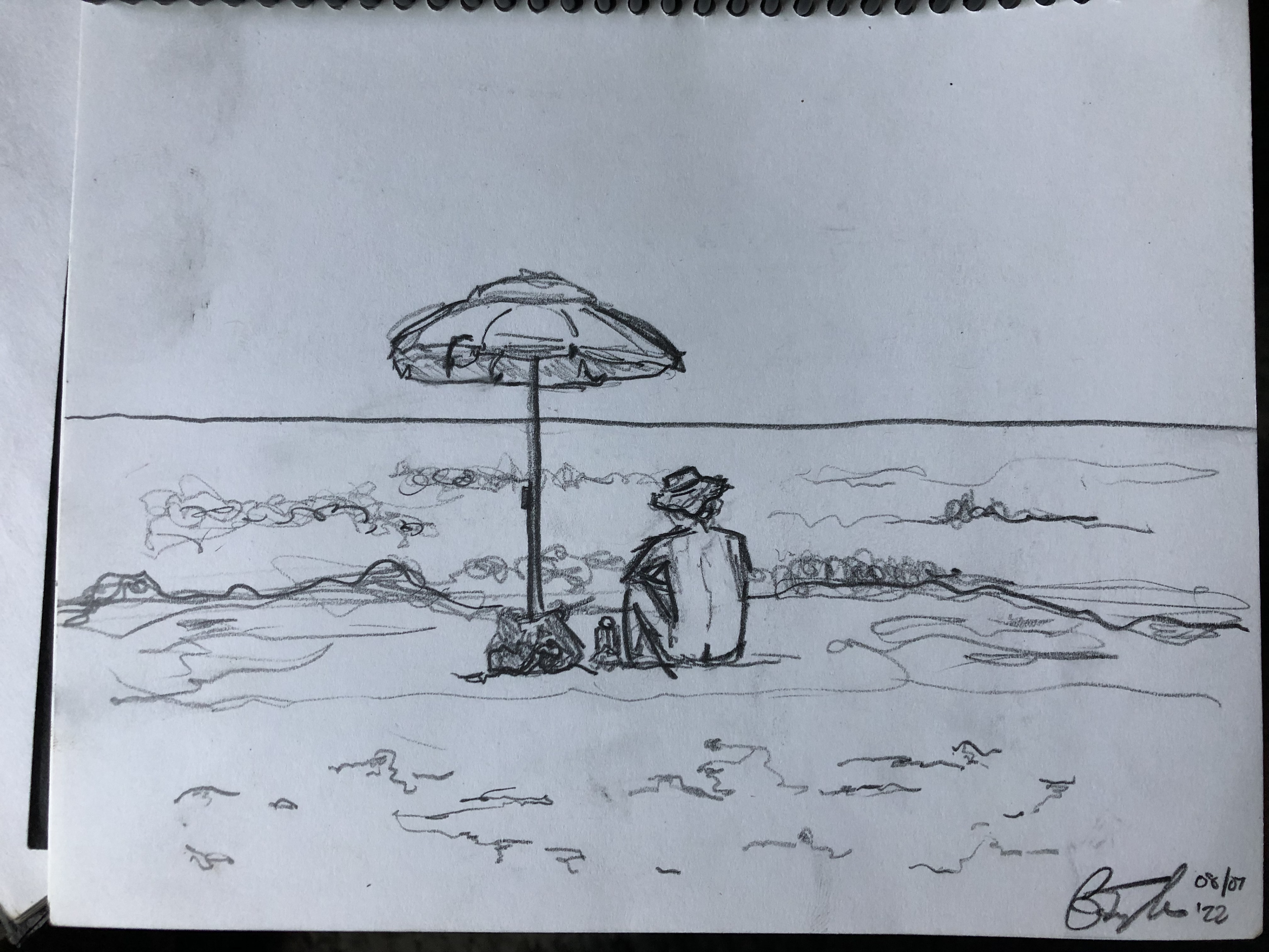 Beach man