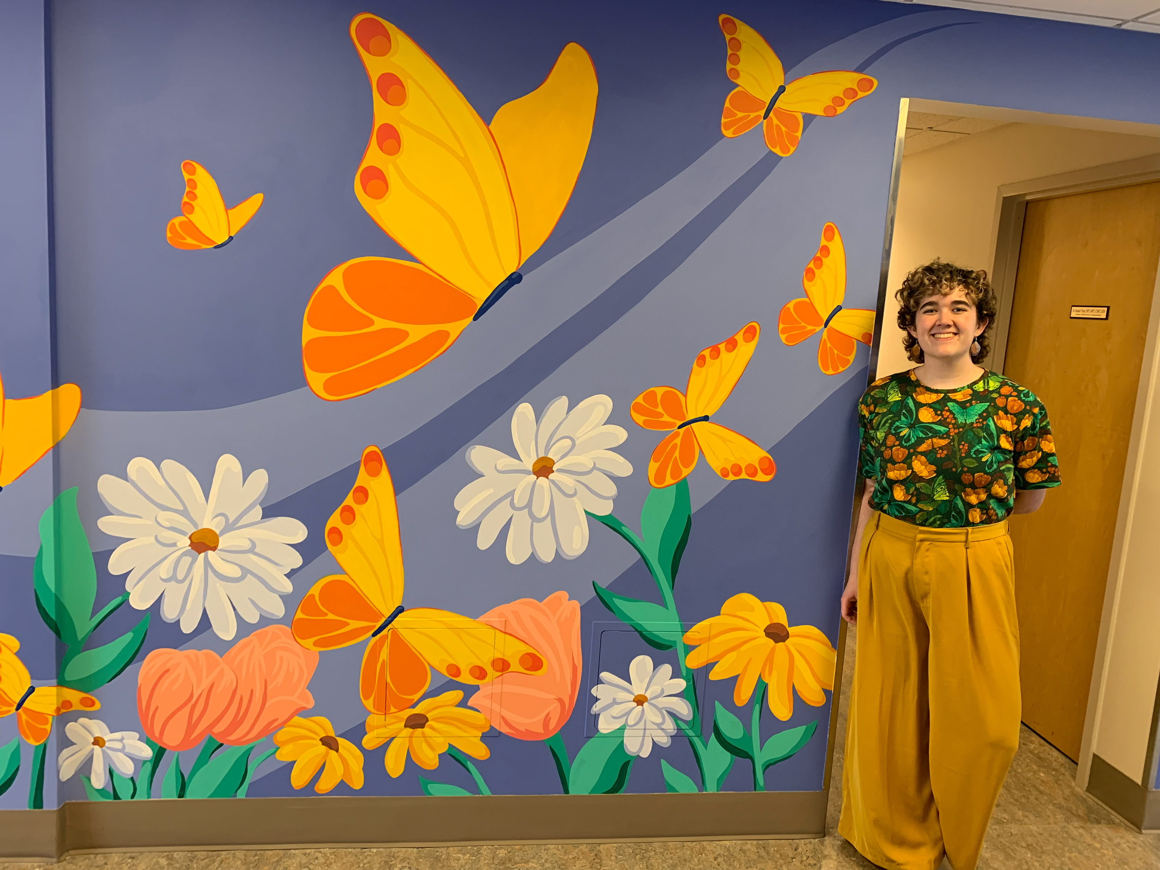 Sentara Medical Center mural detail, August 2024