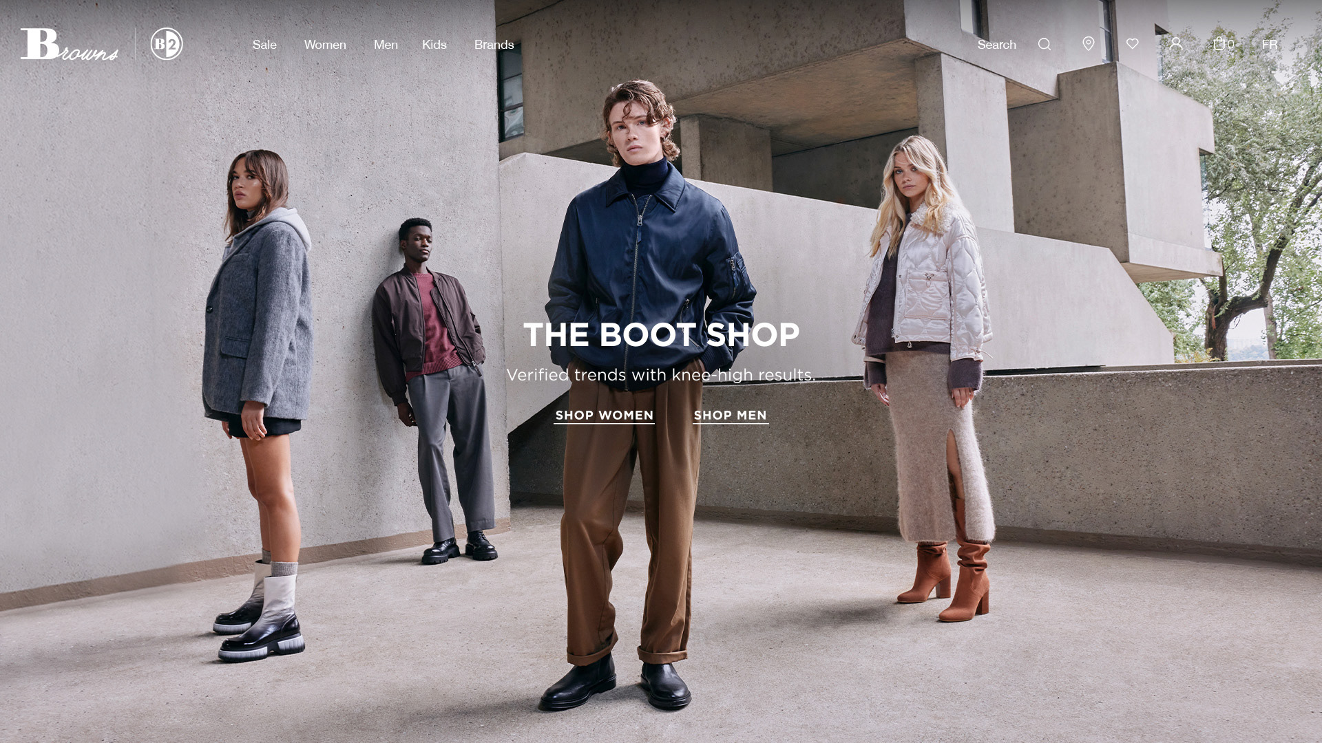 The Boot Shop Homepage Slider