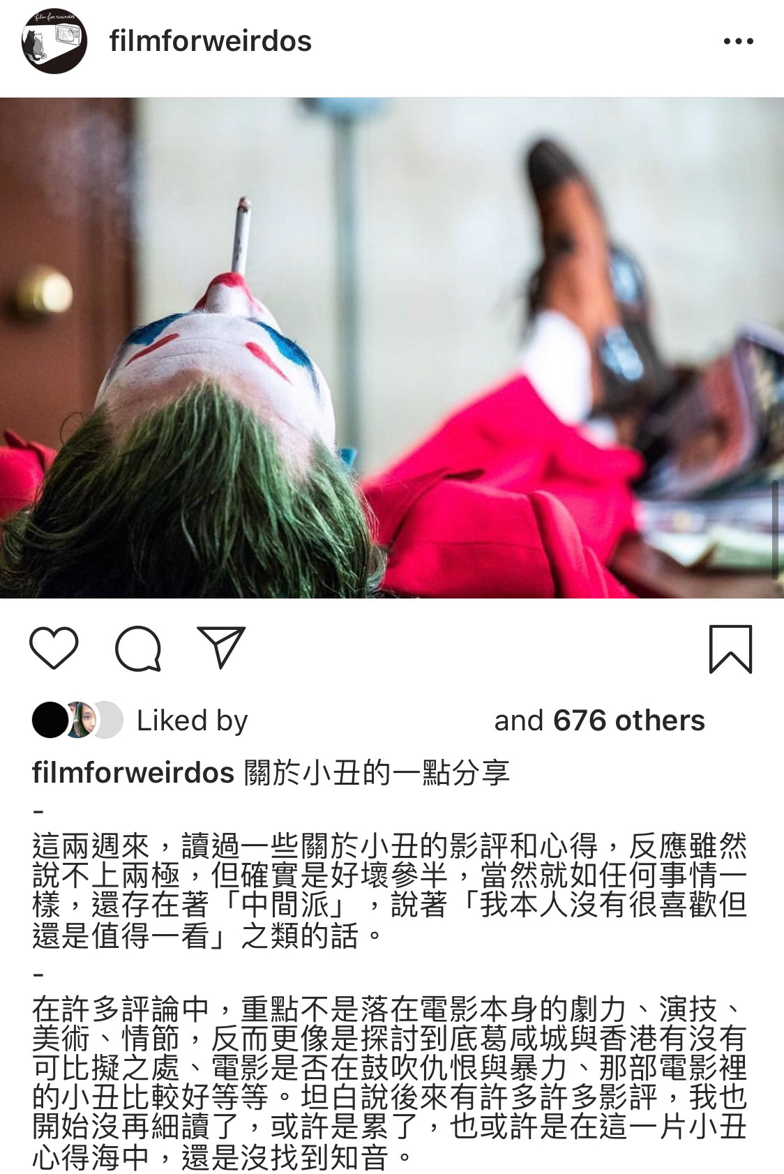 Selected writing on Joker