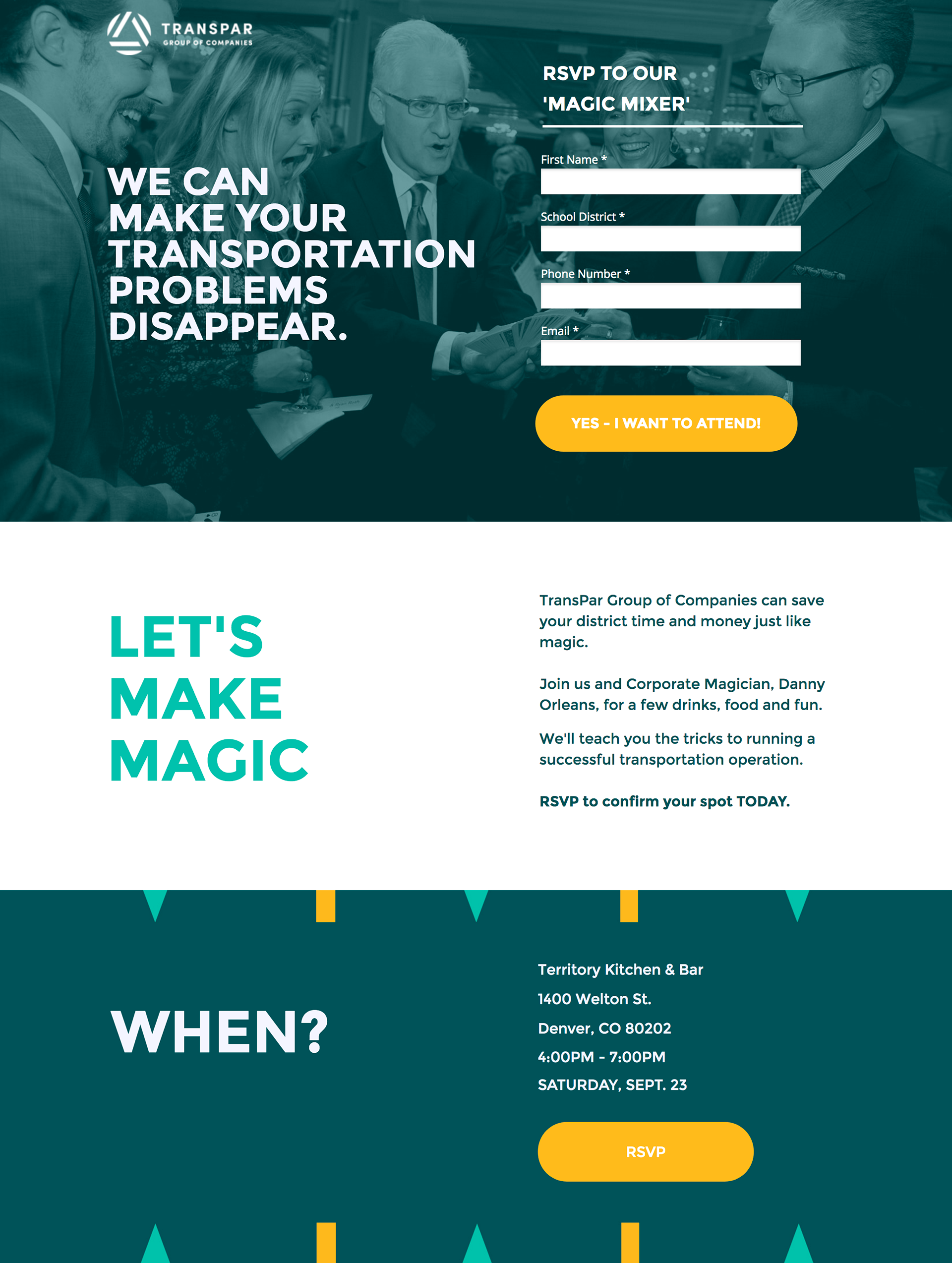 Landing Page Design