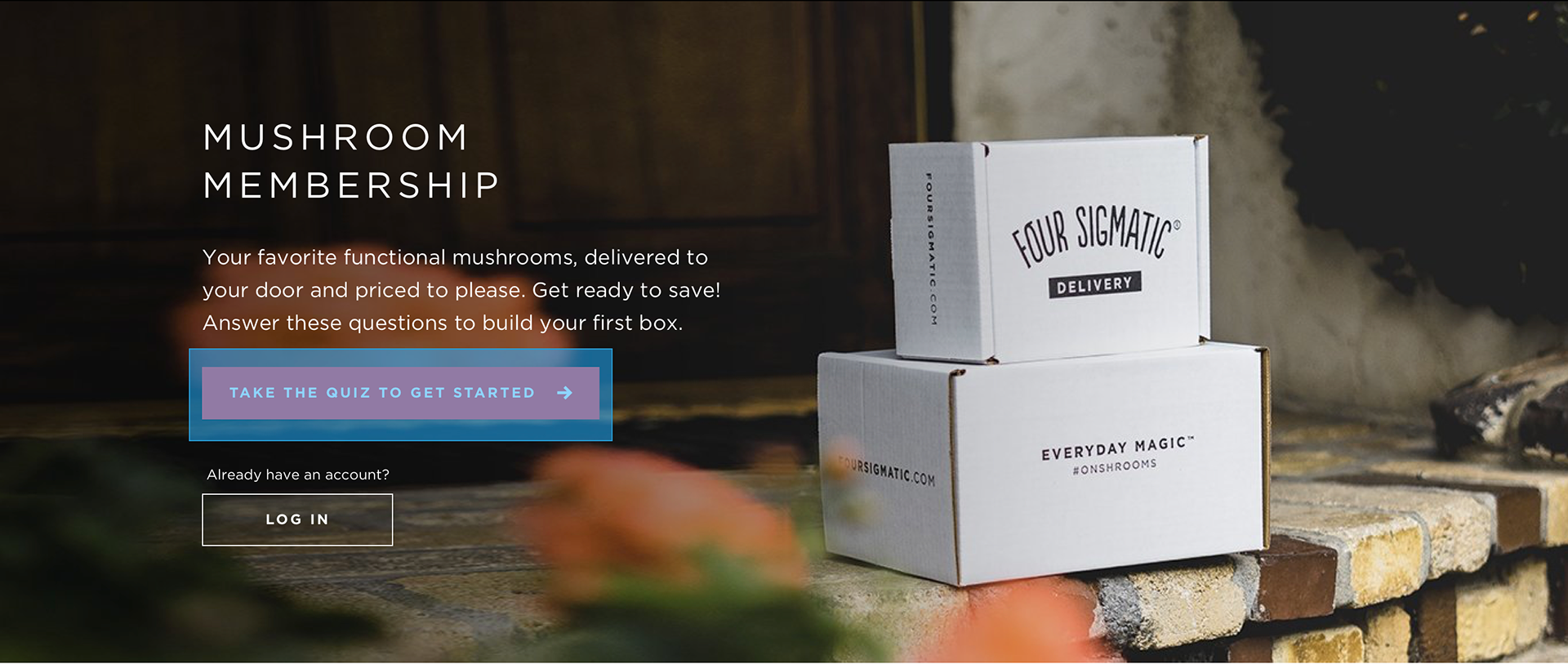 Four Sigmatic membership page hero image