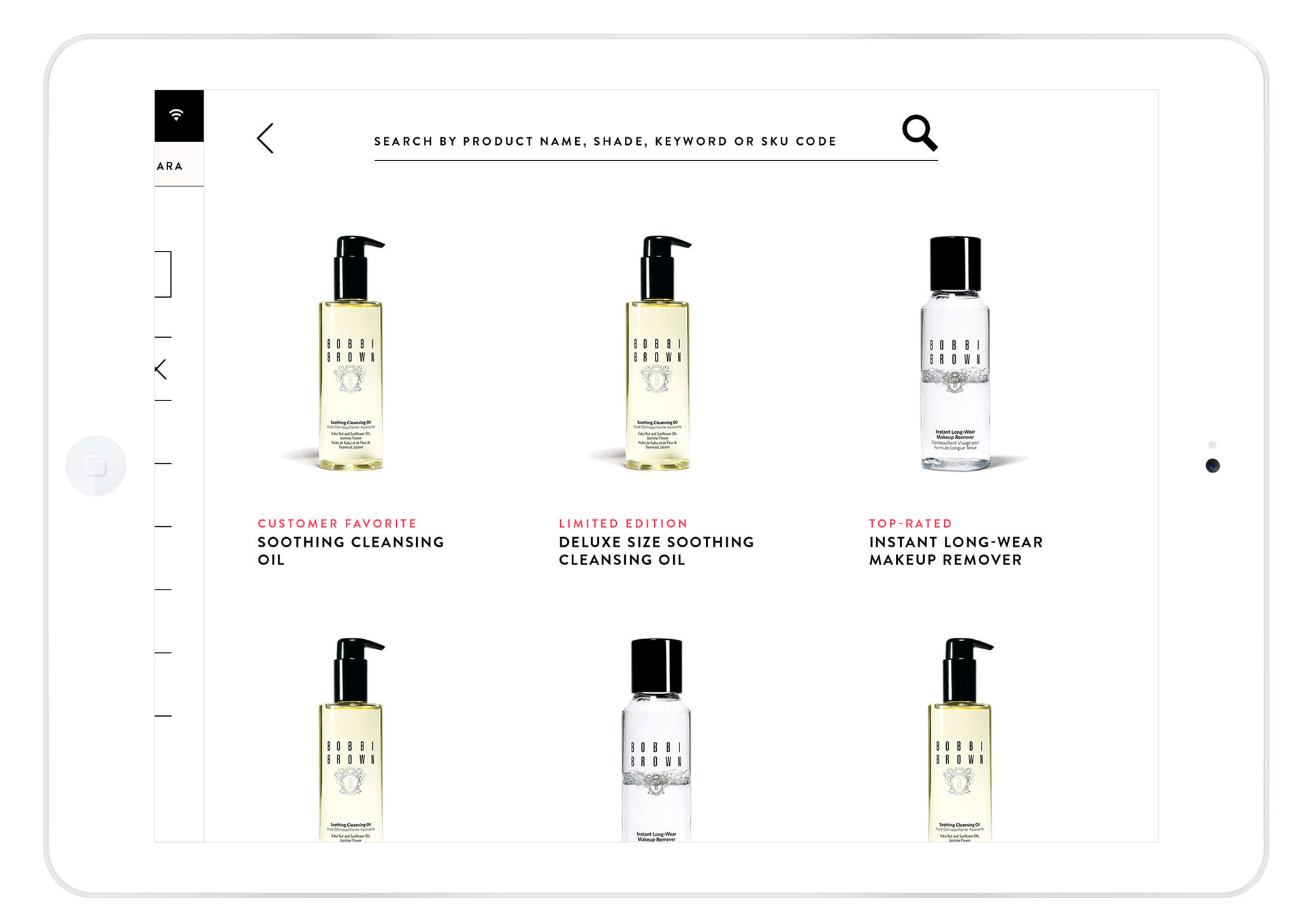 In Store Tablet Design Bobbi Brown