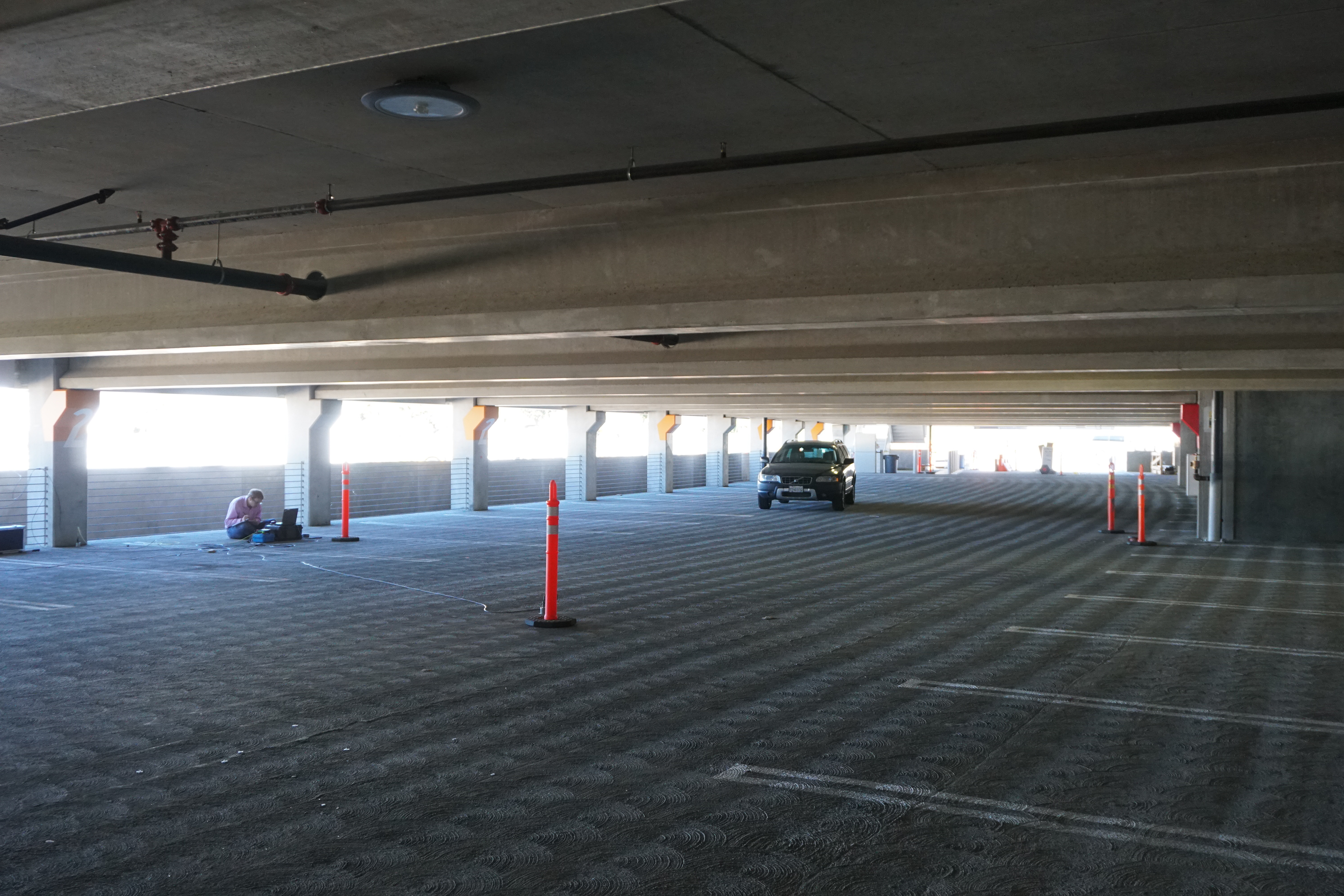 parking lot vibration testing