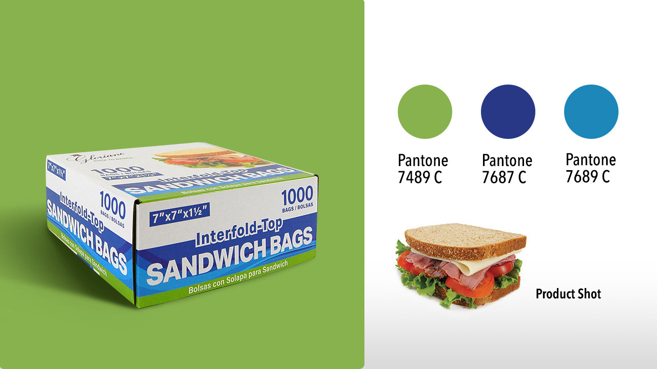 Plastic Flip-Top Sandwich Bags 7x7x1.5 1000/bx