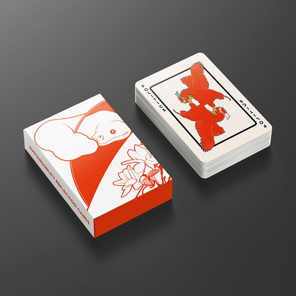 The card deck can be printed out or used online.