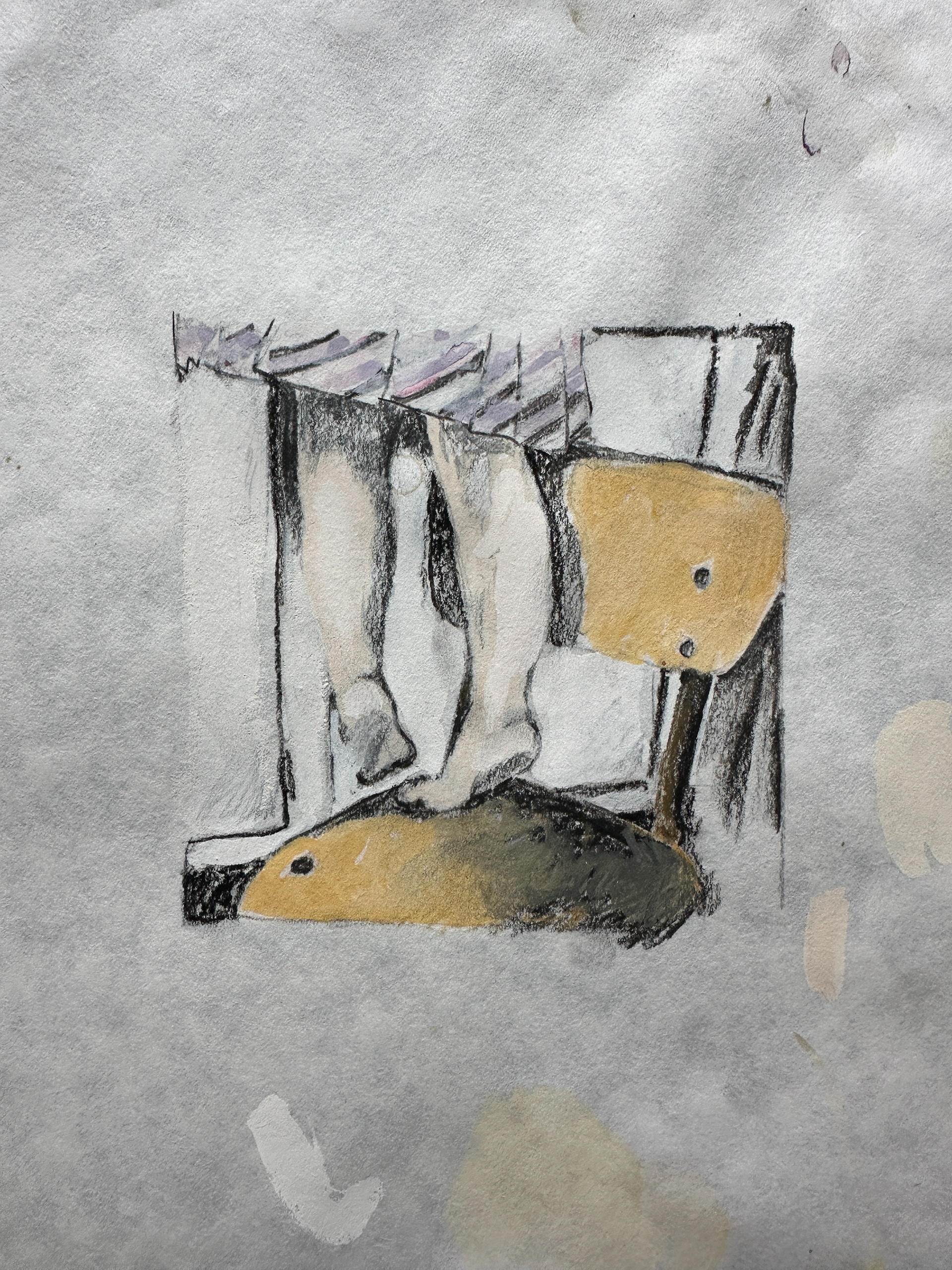 Guache, Pencil, Color Pencil