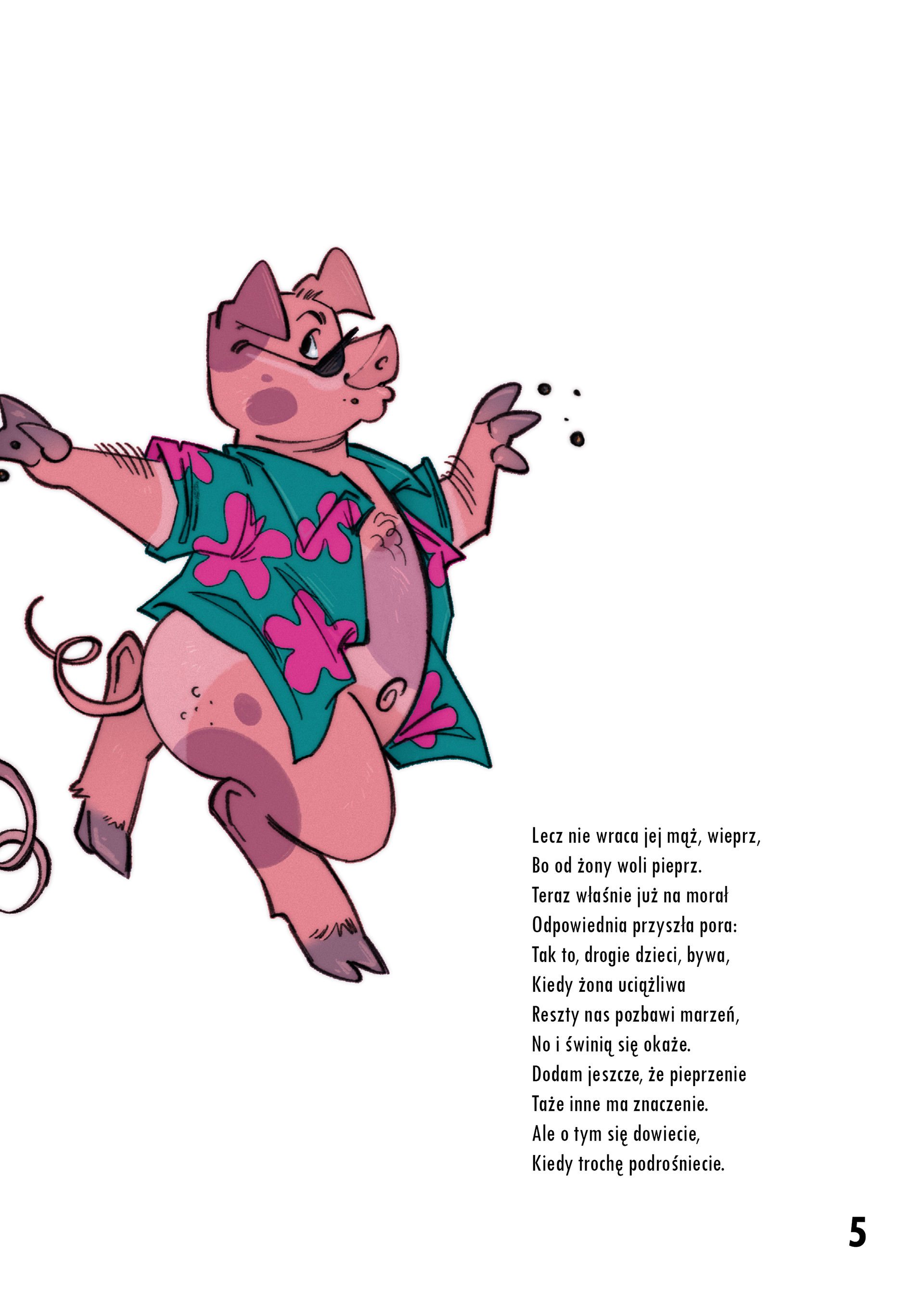 Ilustracja 2/3 do tomika wierszy