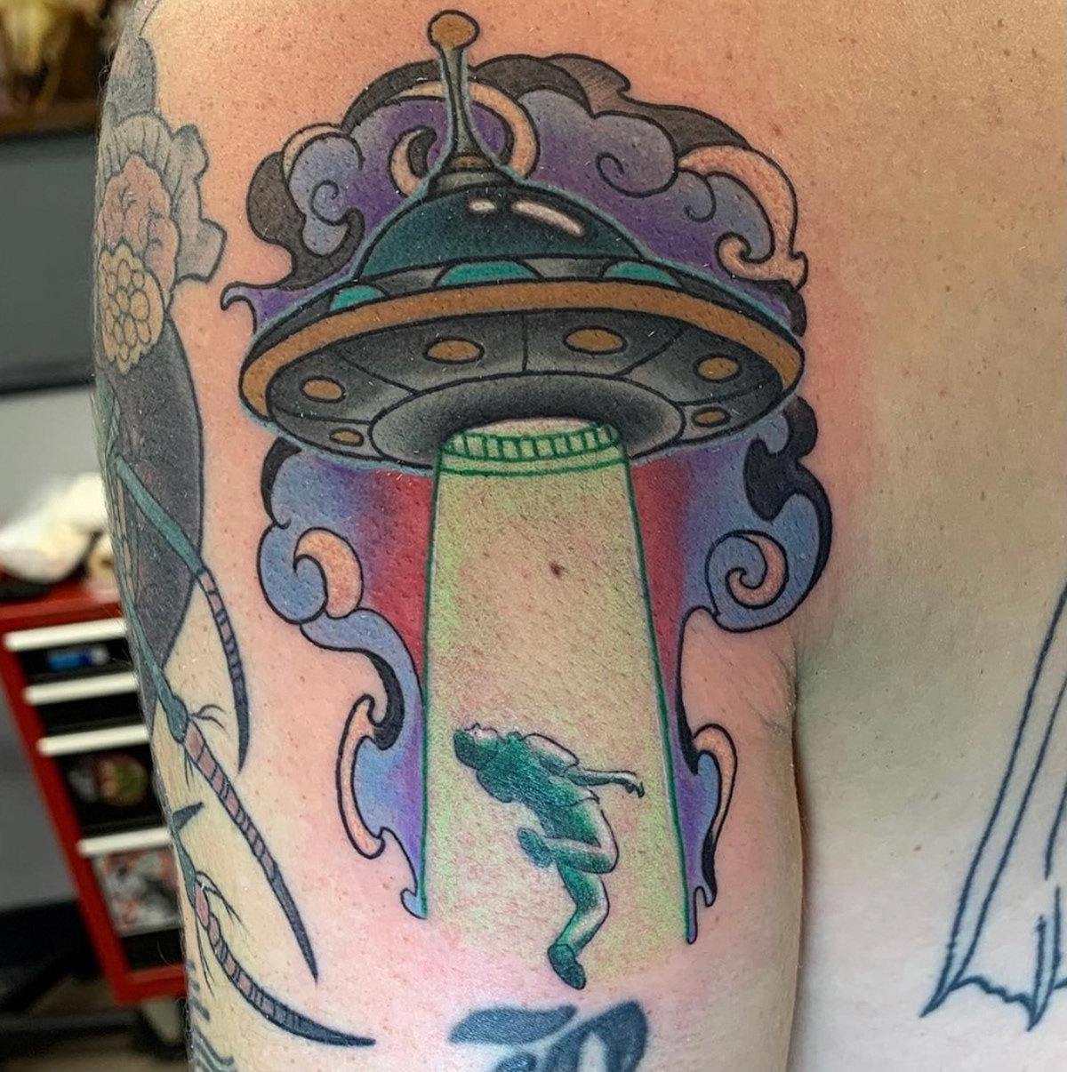 flying saucer tattoo