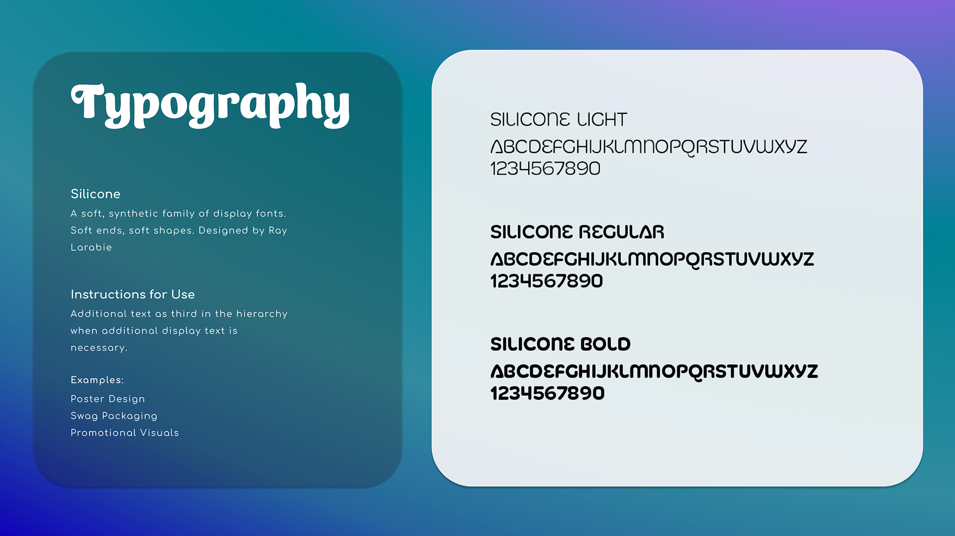 Additional Typography