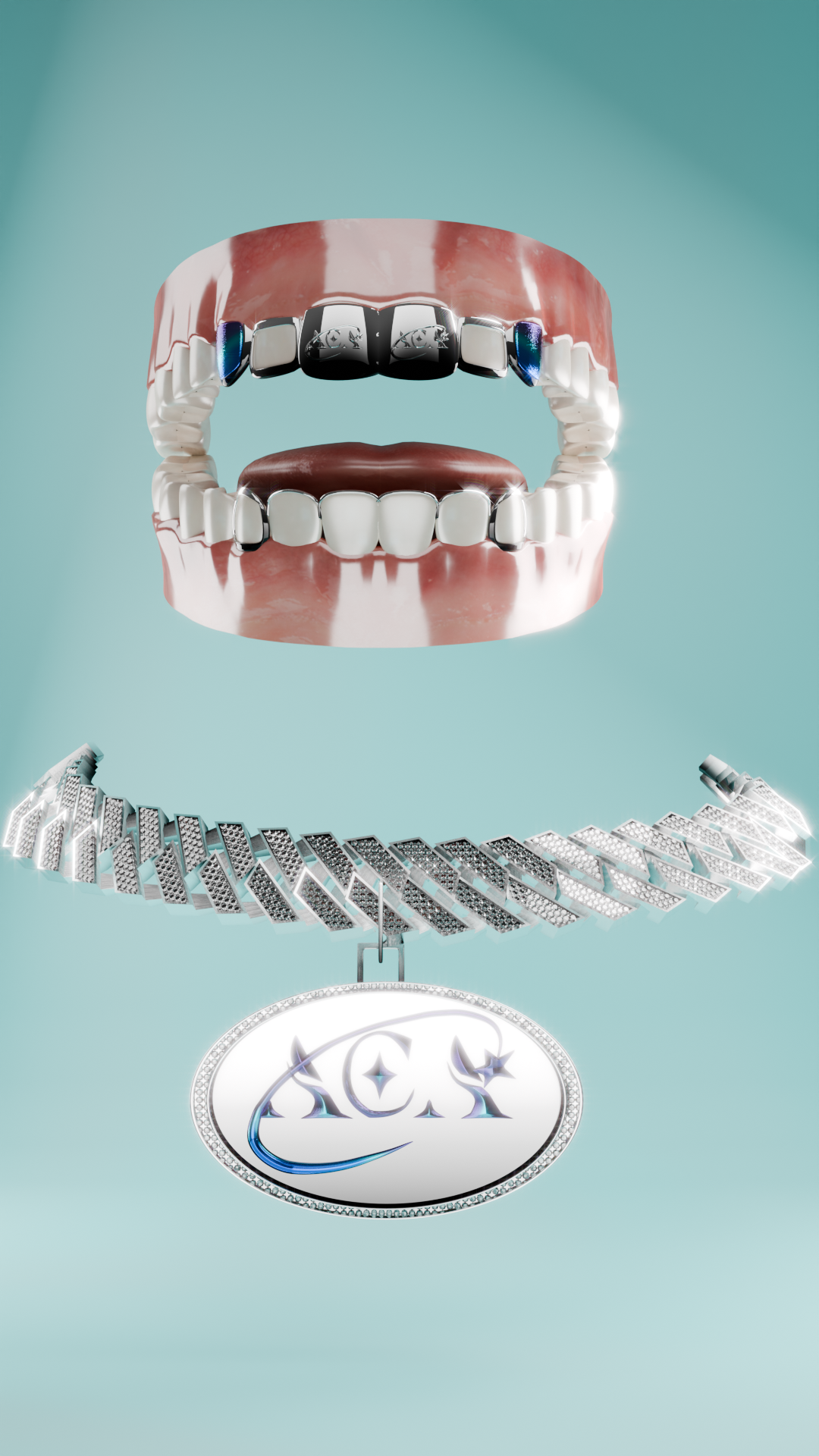 Made a set of jewelry inspired by my side business