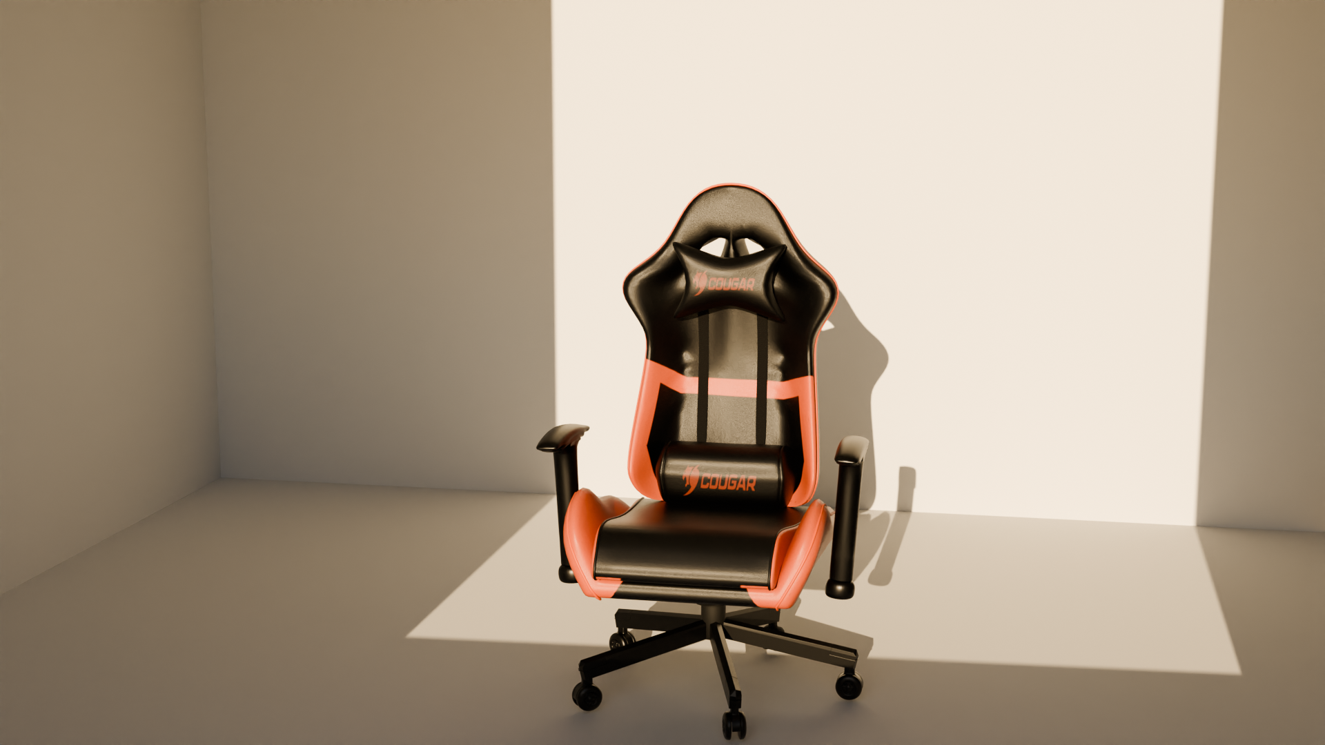 My first ever proper 3d project was a Cougar gaming chair