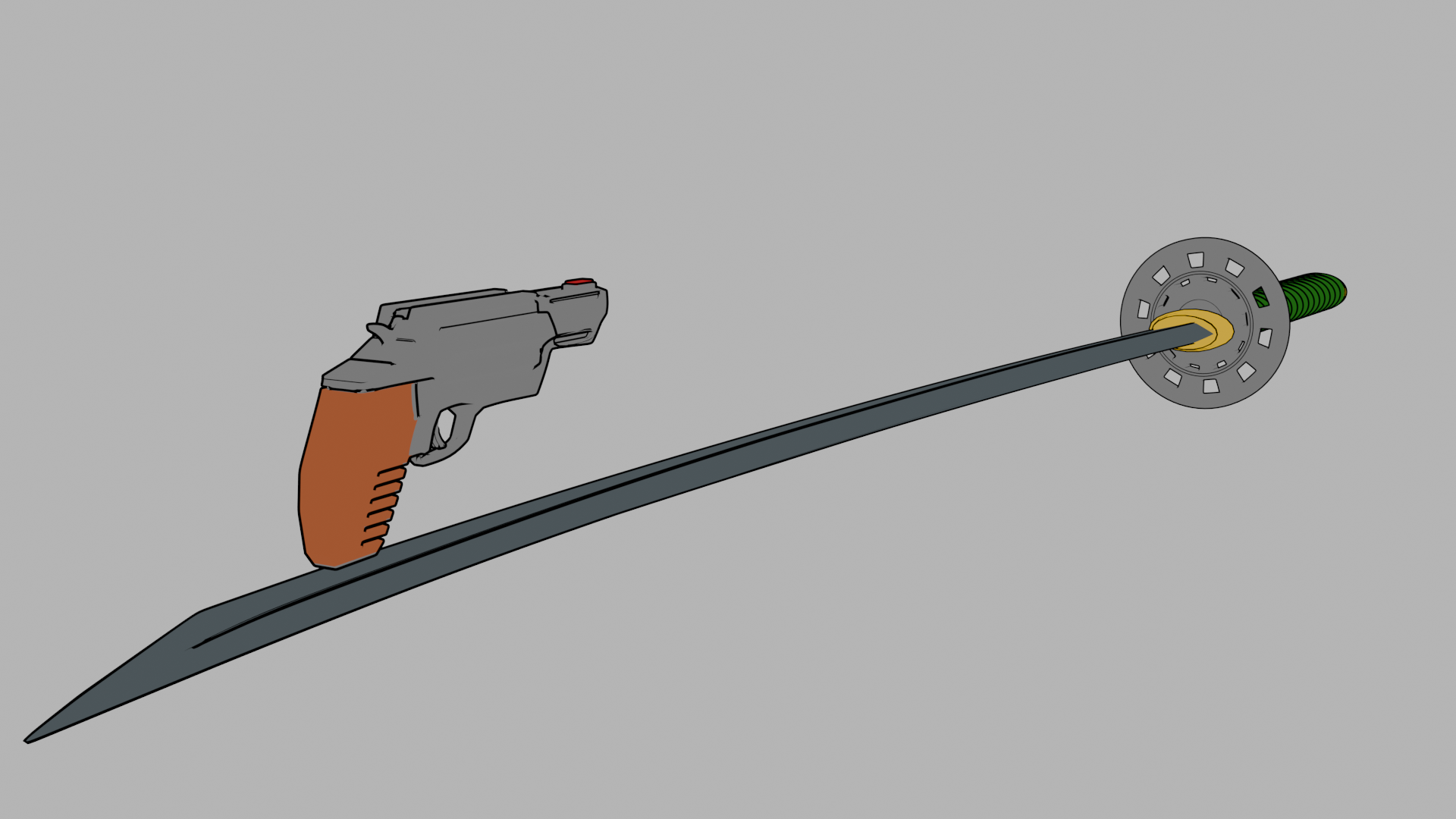 My first attempt at a stylised look in 3d