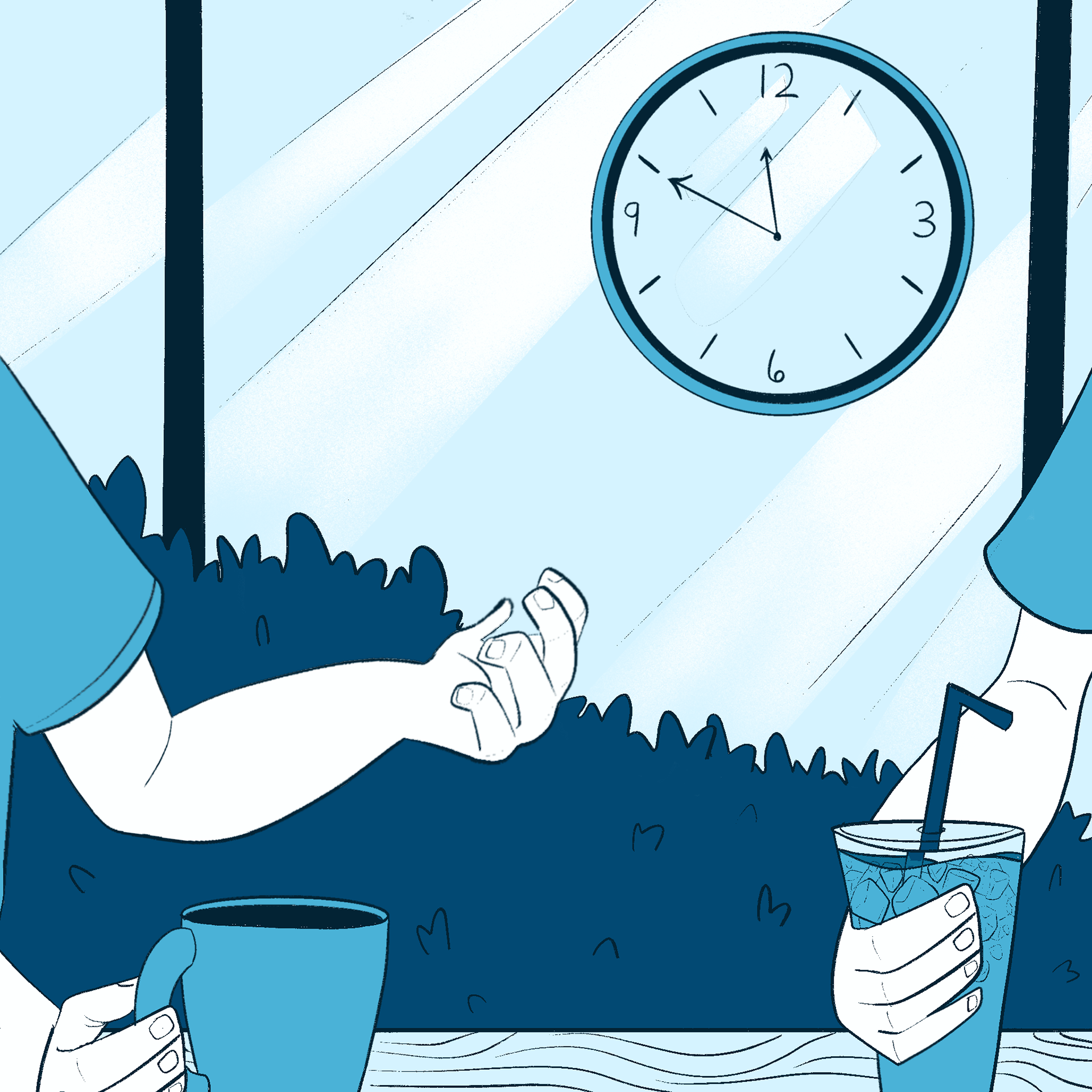 Meeting at a Coffee Shop