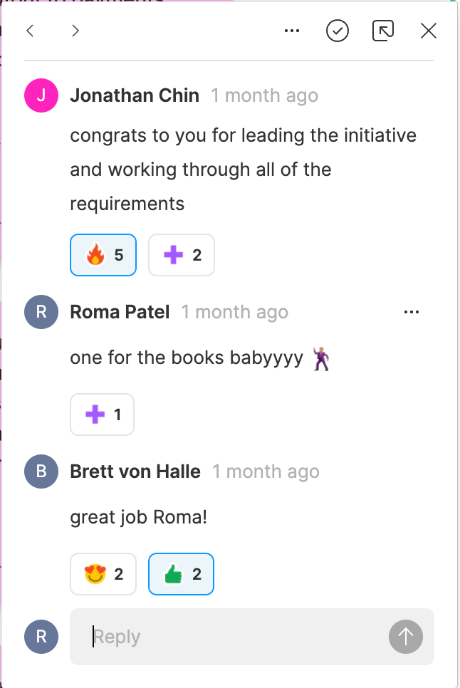 Sustainability analytics: Team praise