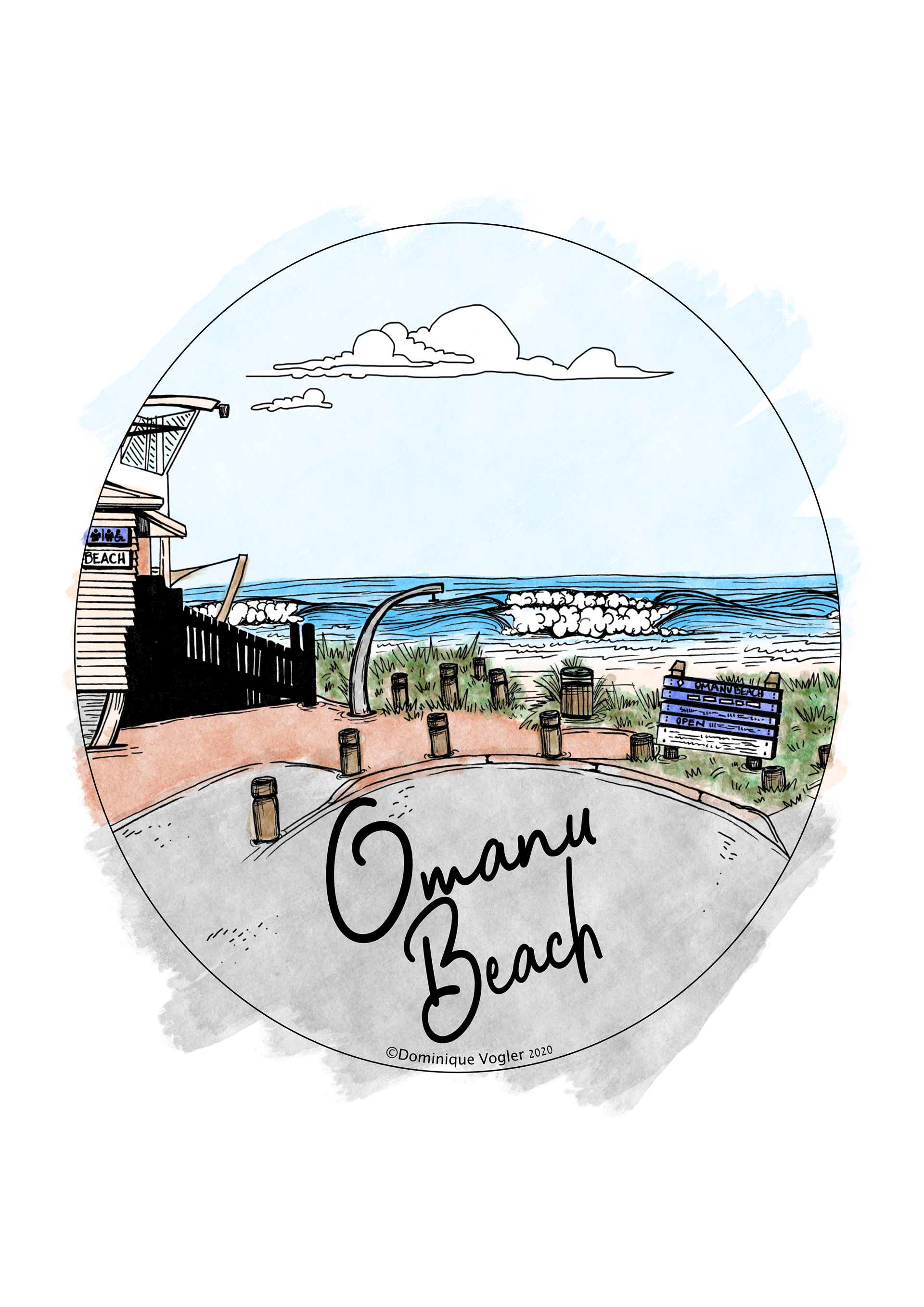 Omanu Beach 2020