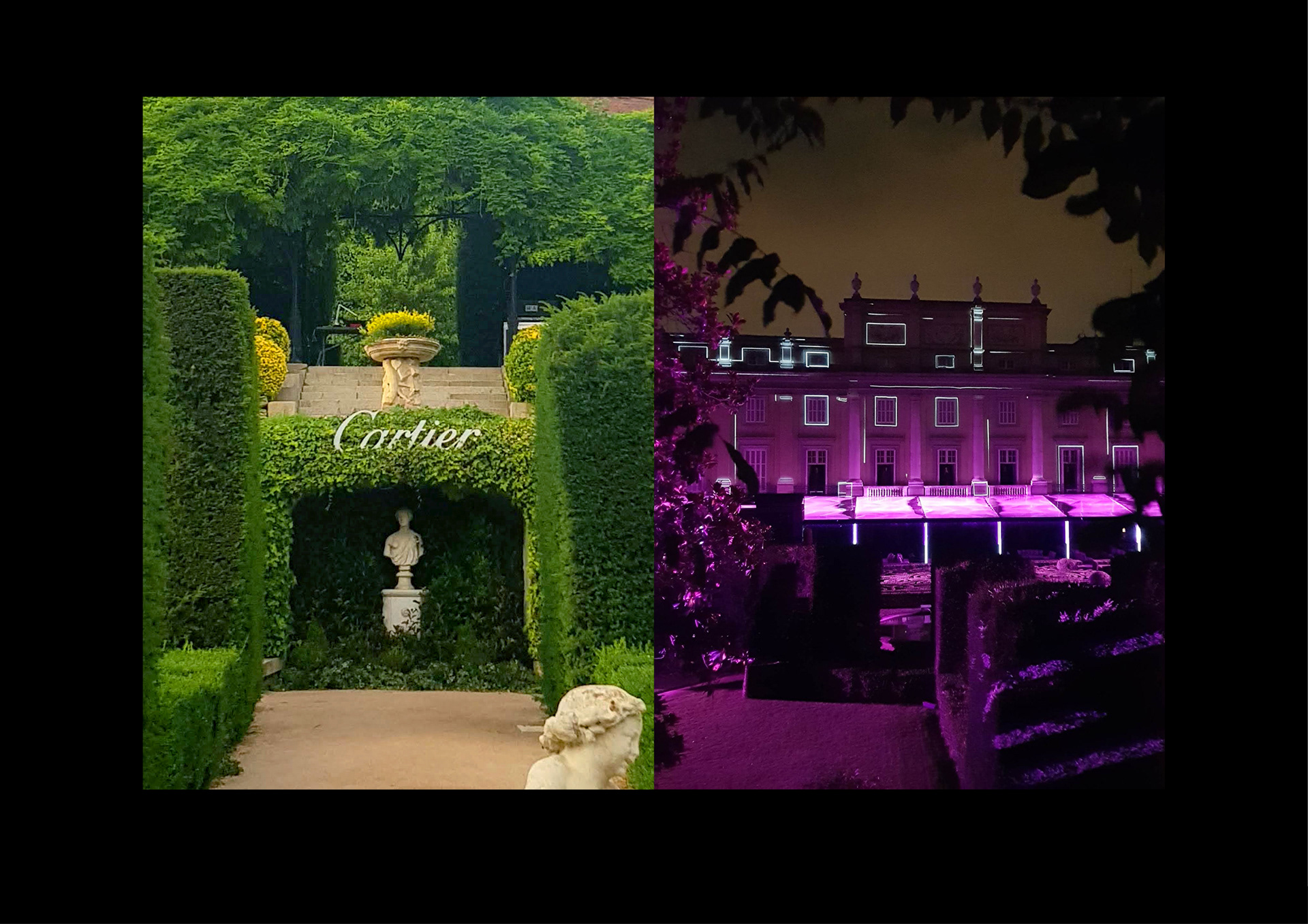 Direction artistique et création d’images scéniques pour un événement Cartier à Madrid, avec la Cie Blanca Li. En collaboration avec Charles Carcopino.