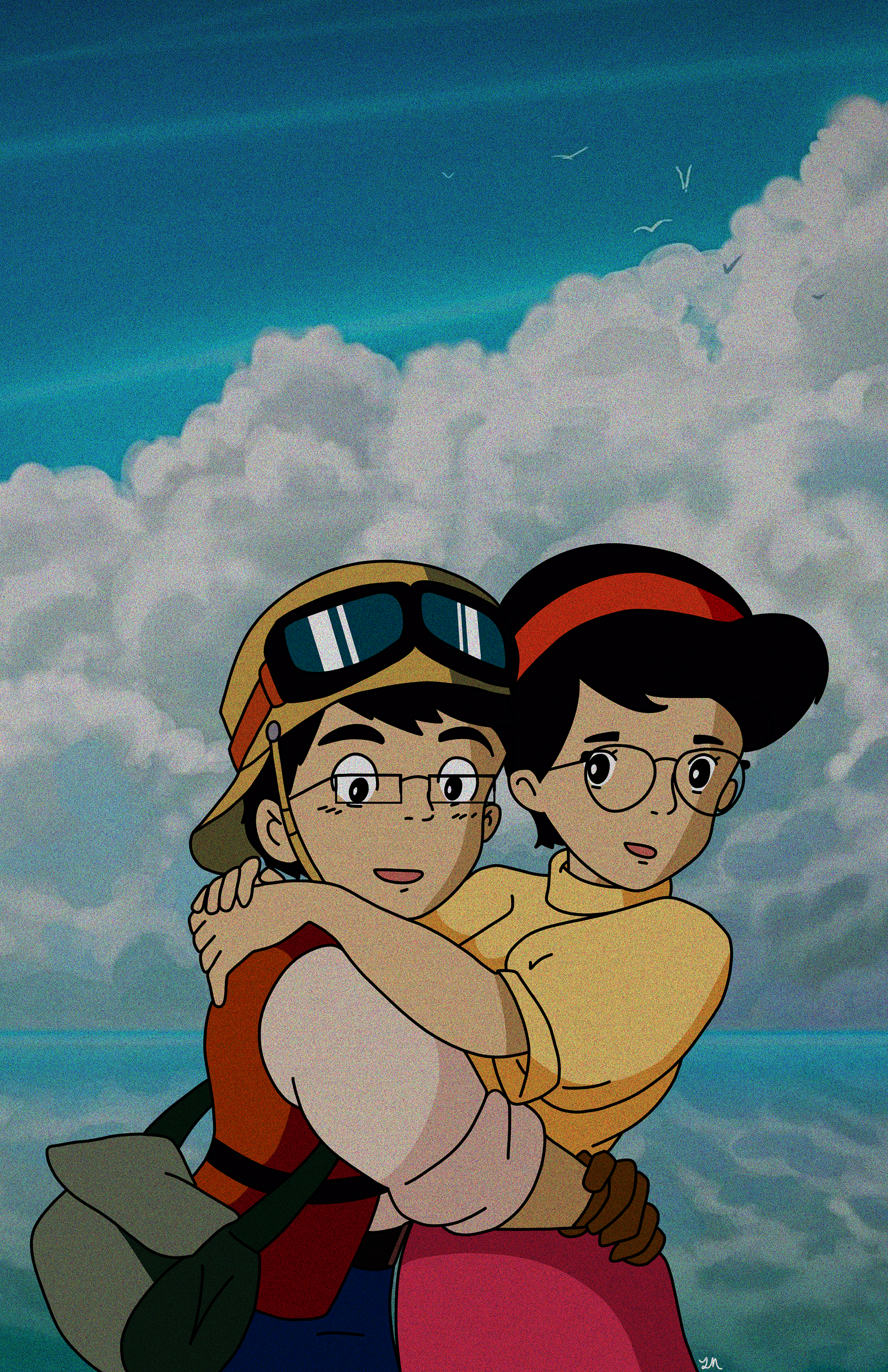 Castle in the Sky Tribute, 2022, Adobe Photoshop